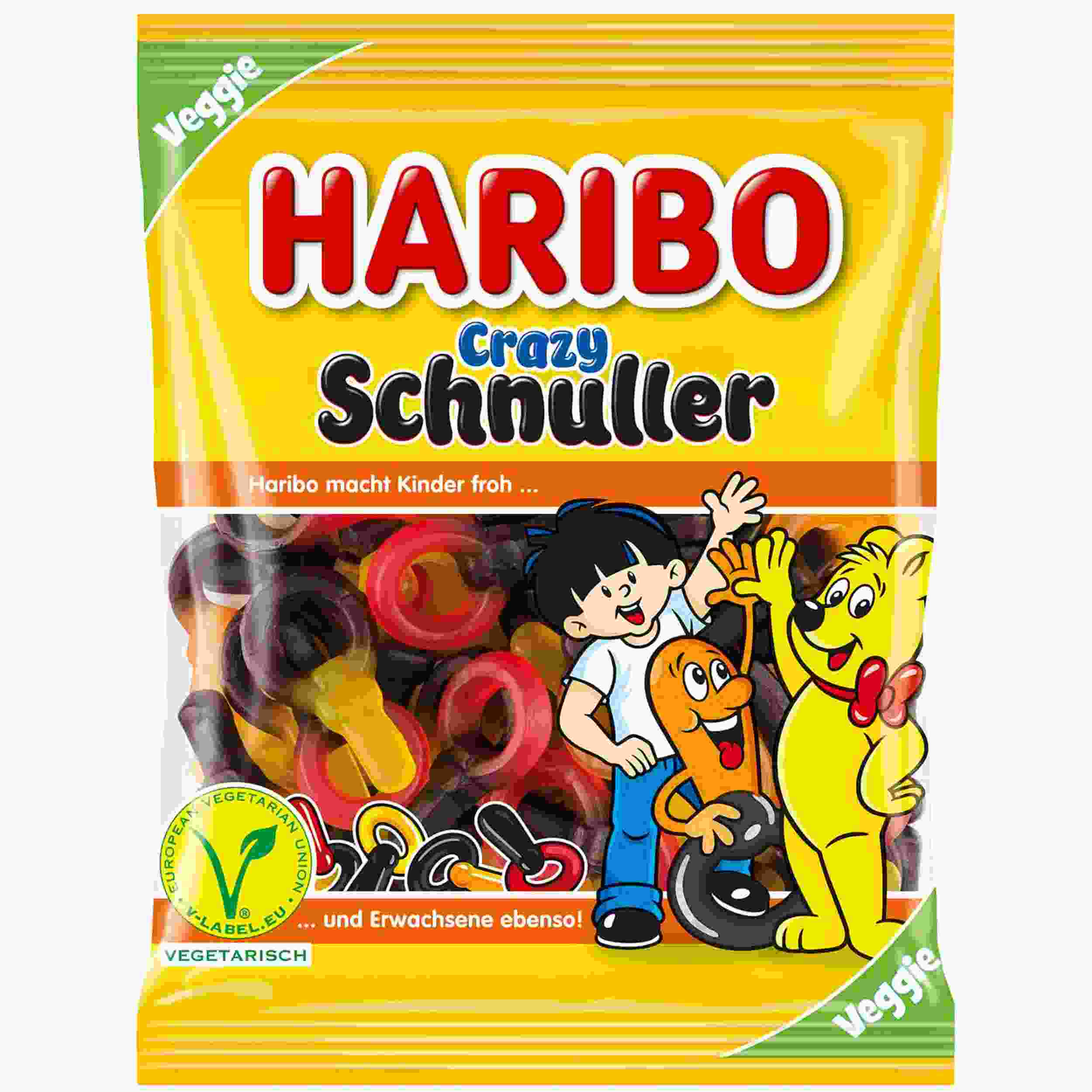 HARIBO CRAZY SCHNULLER 175G BT