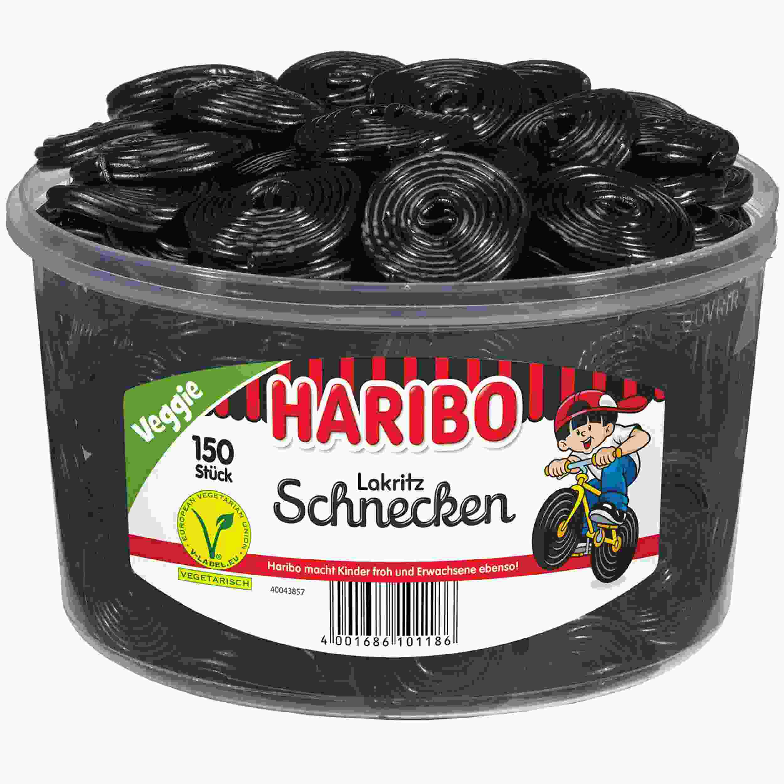 HARIBO LAKRITZ SCHNECKEN 1500G DS