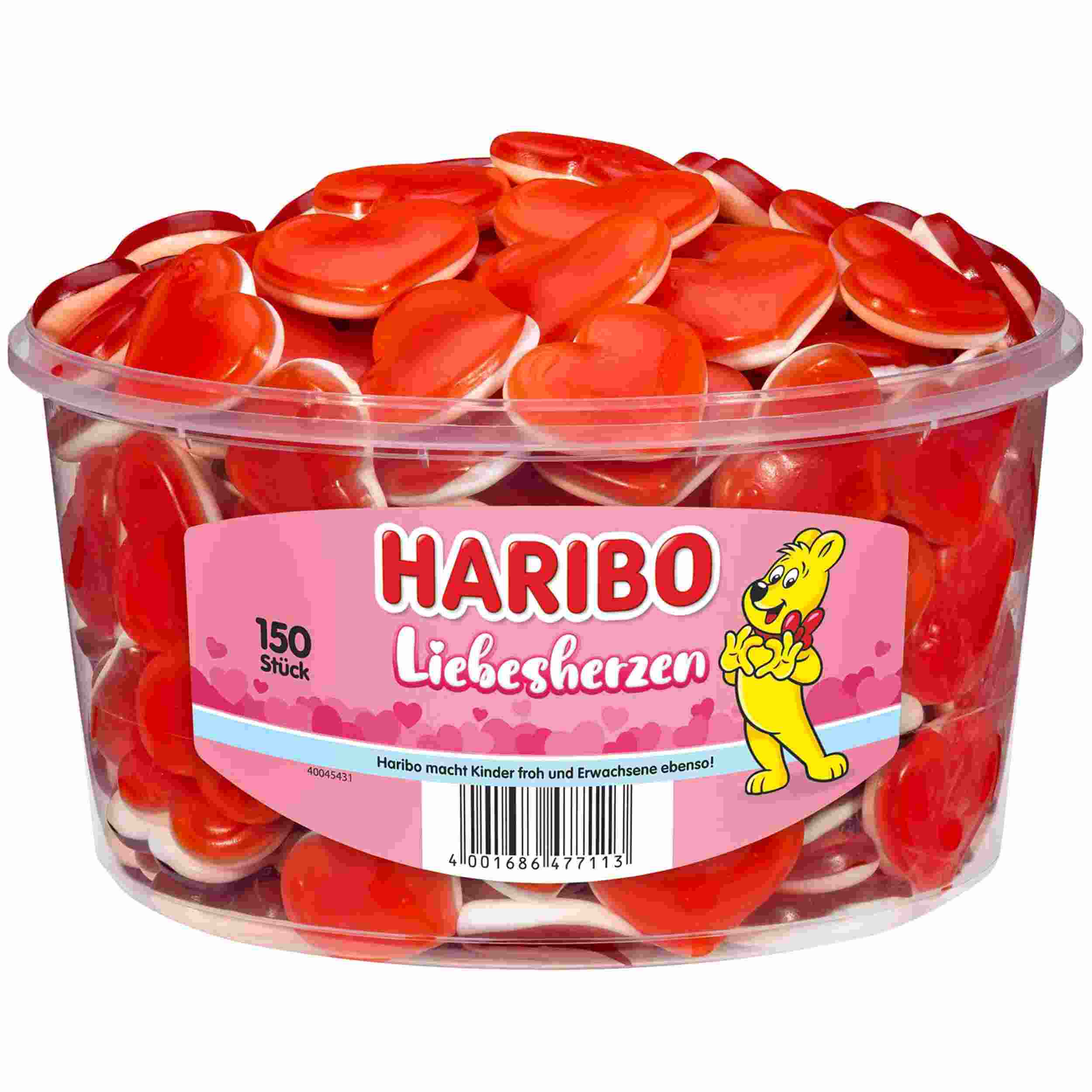 HARIBO LIEBESHERZEN 150 ST. 1200G DS