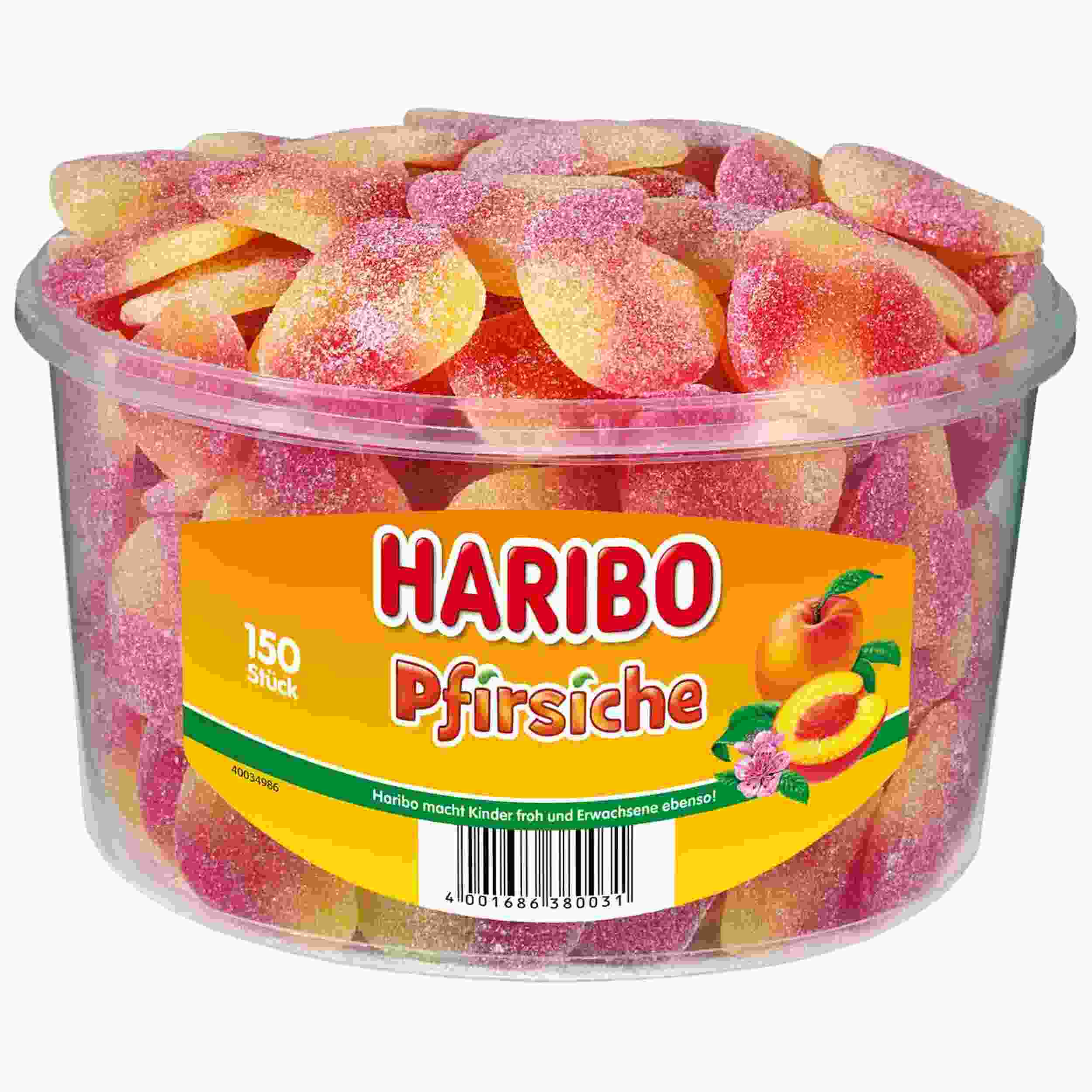HARIBO PFIRSICHE 150STK 1350G DS