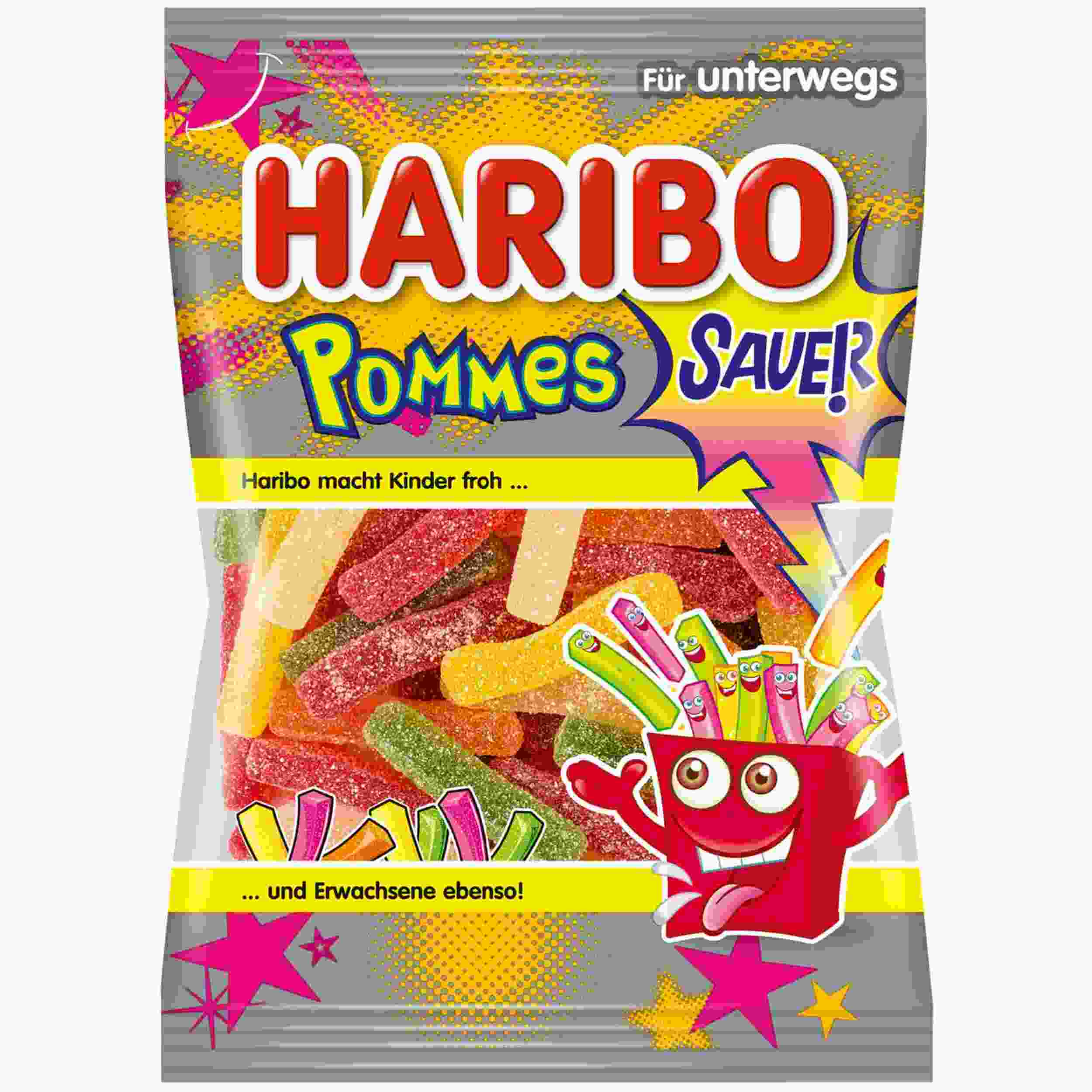 24er Pack HARIBO SAURE POMMES 24x100G BT