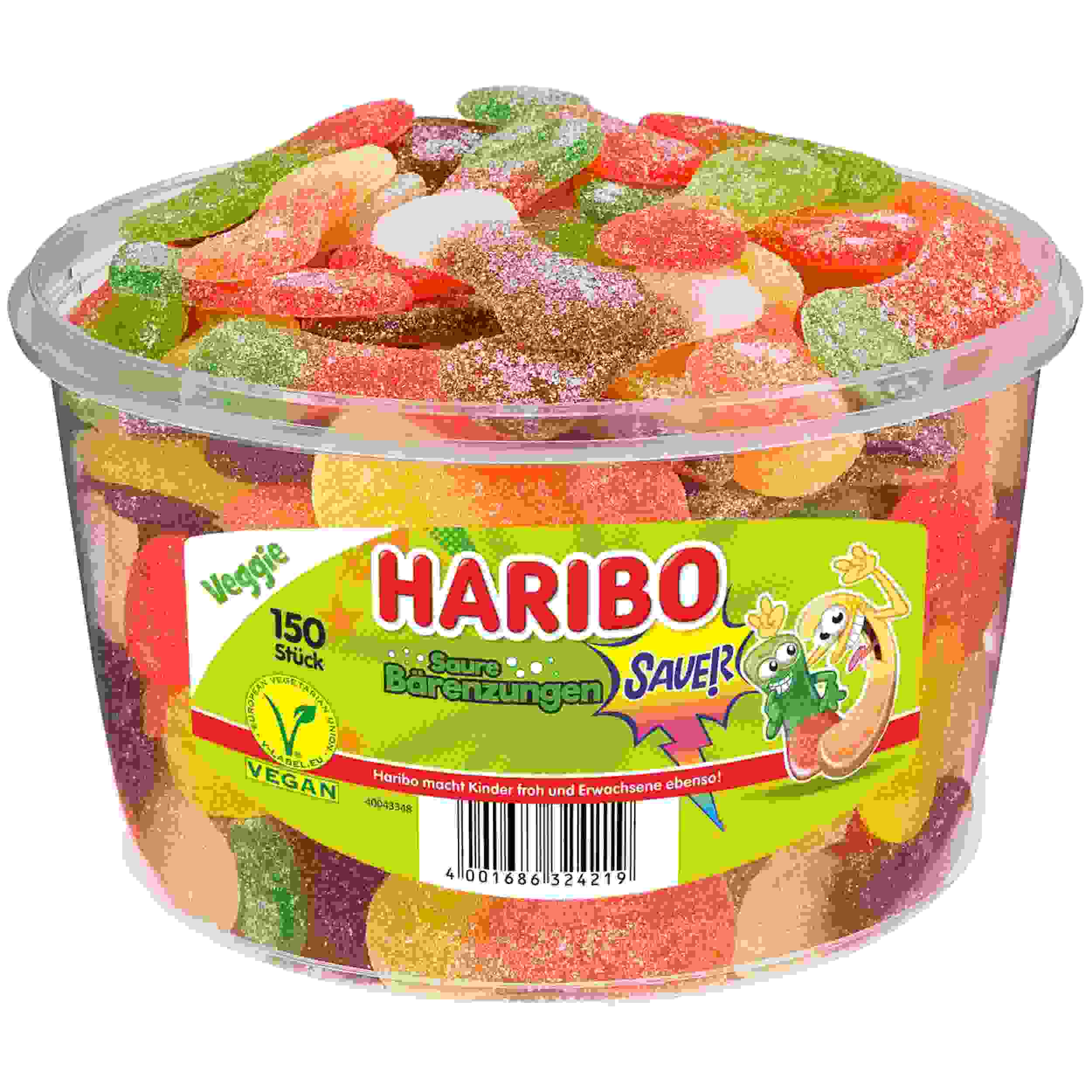 HARIBO SAURE BAERENZUNG.150ST 50ST PK