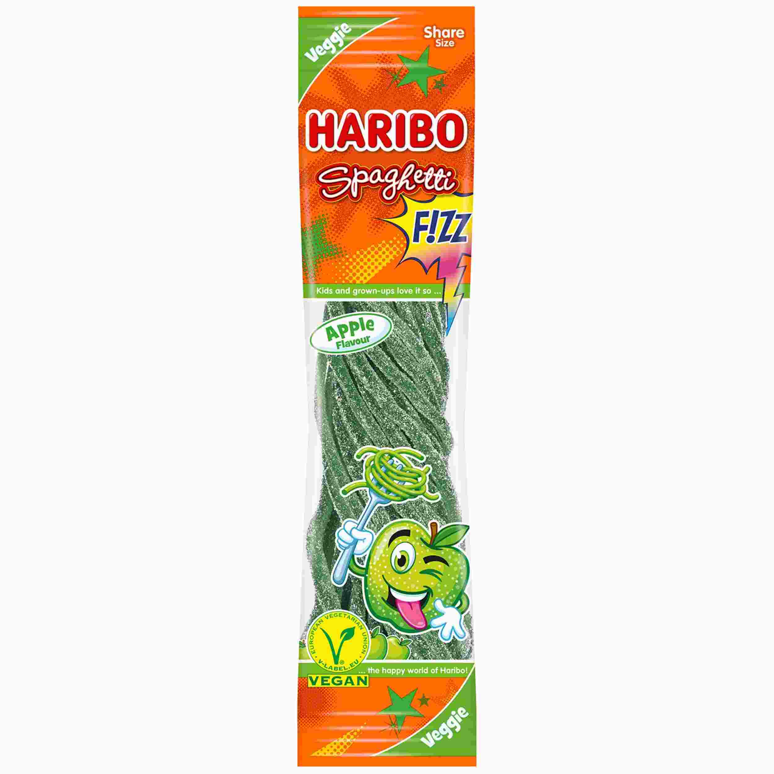 HARIBO SPAGHETTI APFEL VEG 200G BT 15