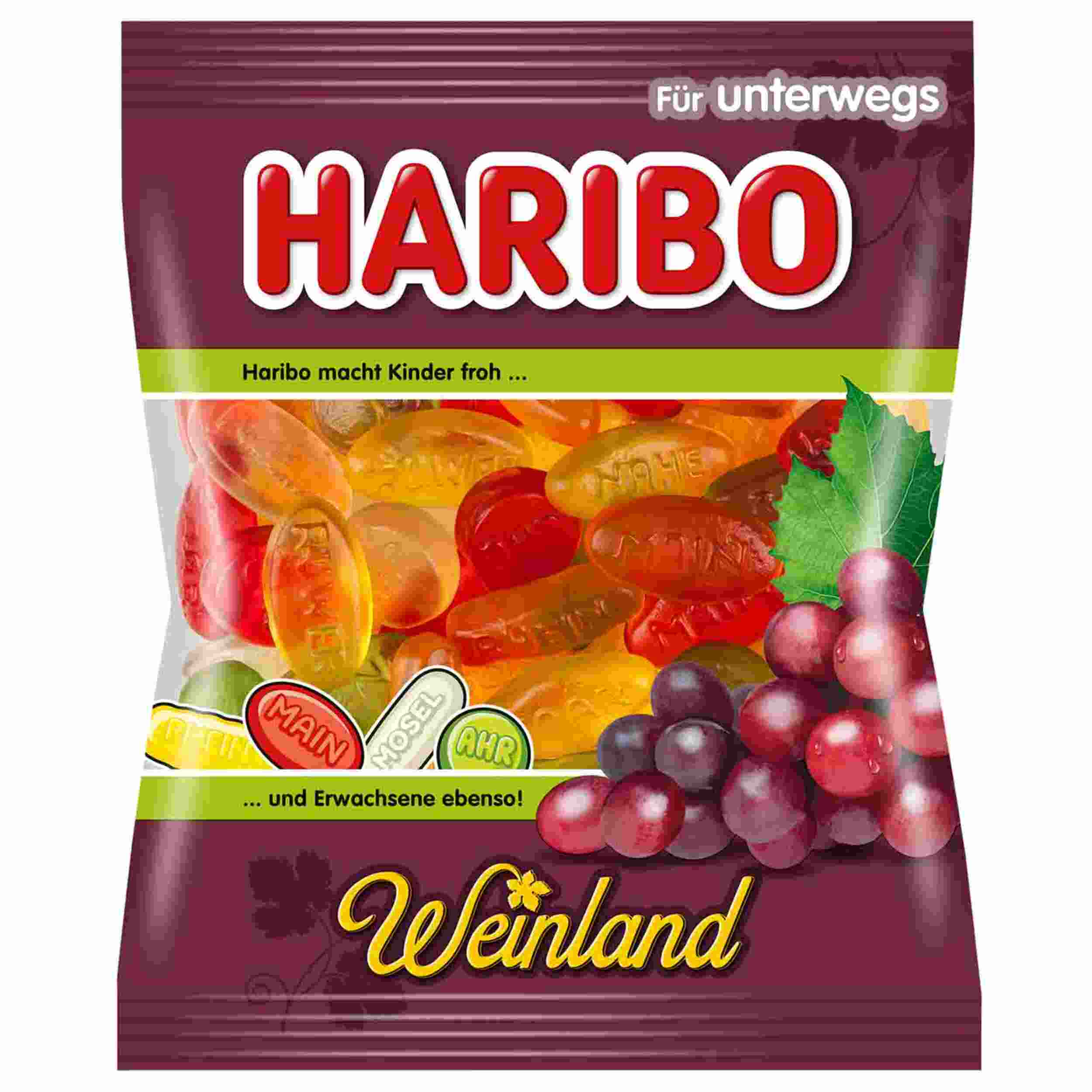 30er Pack HARIBO WEINLAND WEINGUMMI 30x100G BT