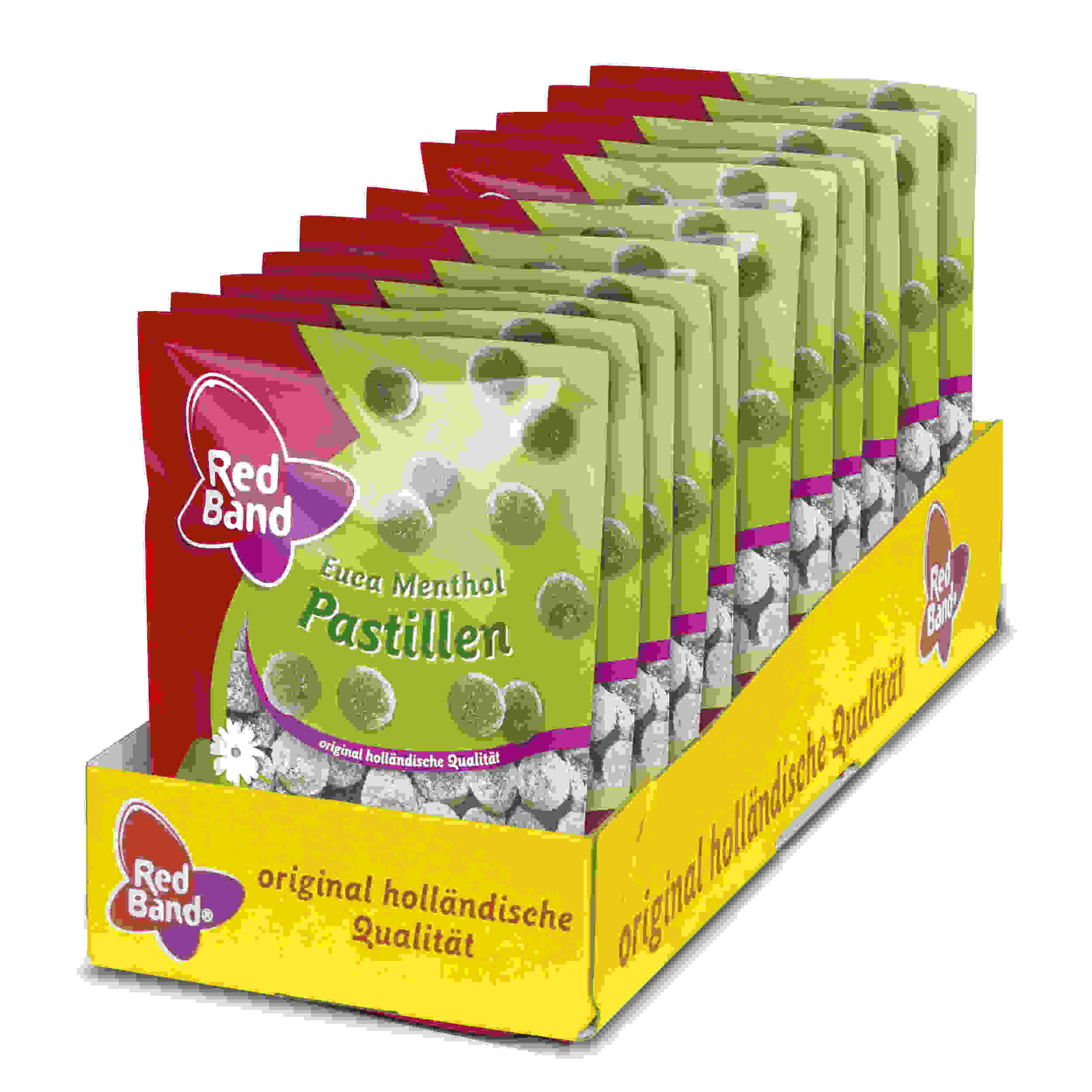 Red Band Euca Menthol Pastillen 200g
