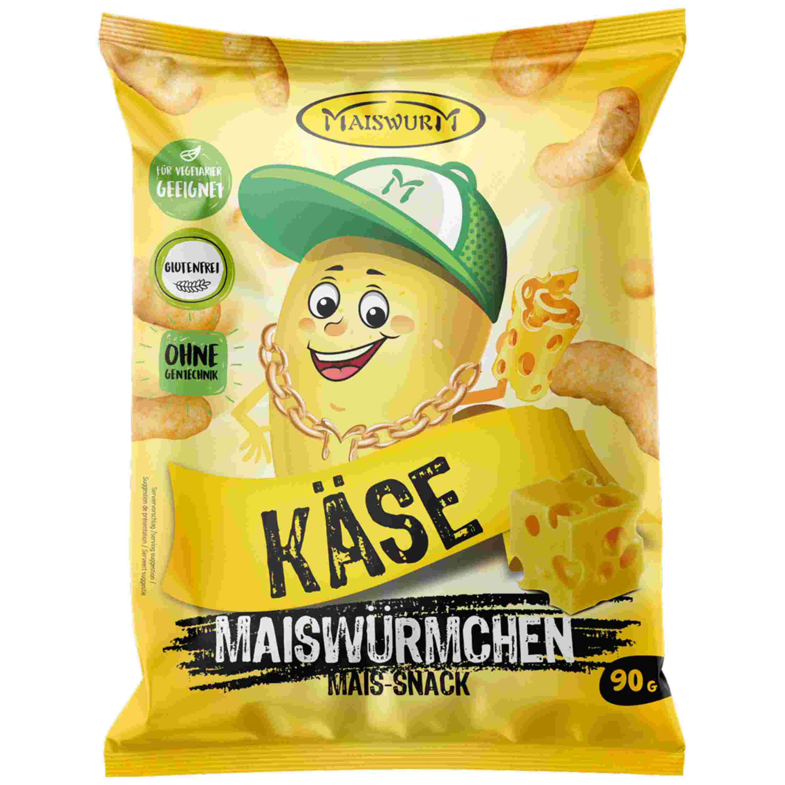 Maiswürmchen Käse 90g