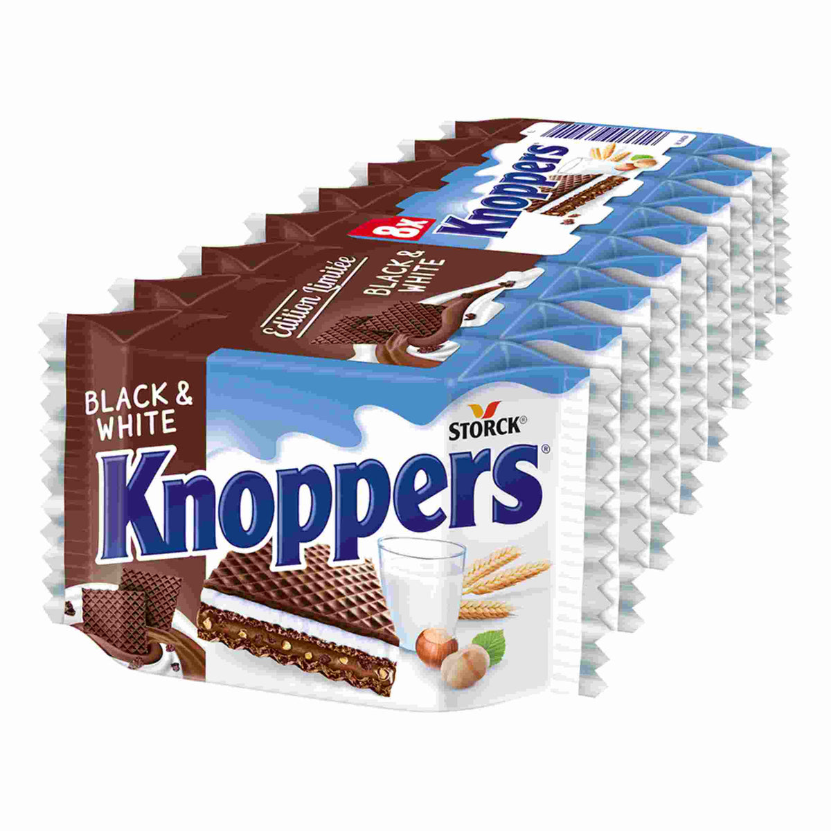 KNOPPERS BLACK & WHITE 8X25G PK