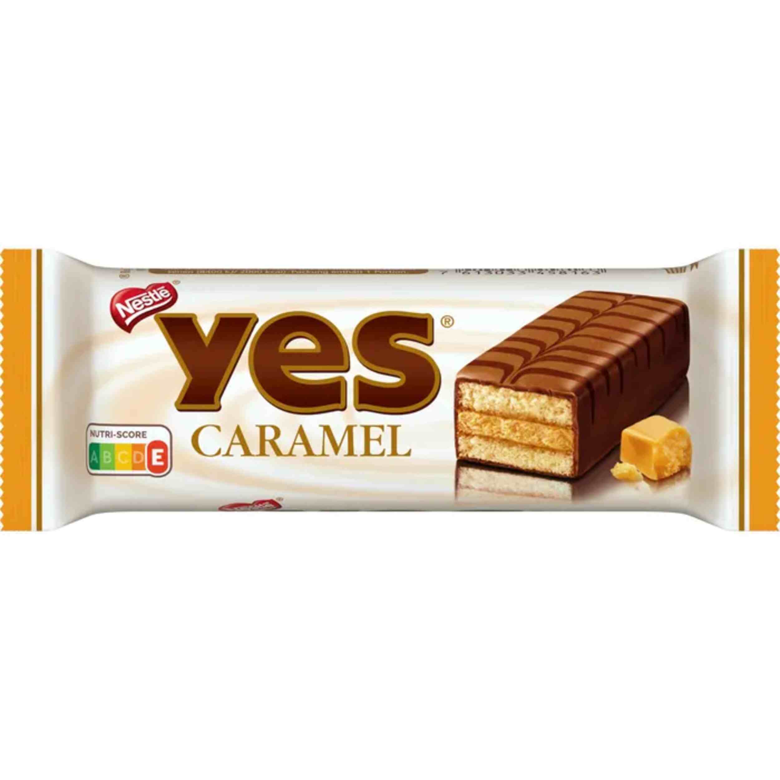 Nestlé YES Caramel Riegel 1er 32g