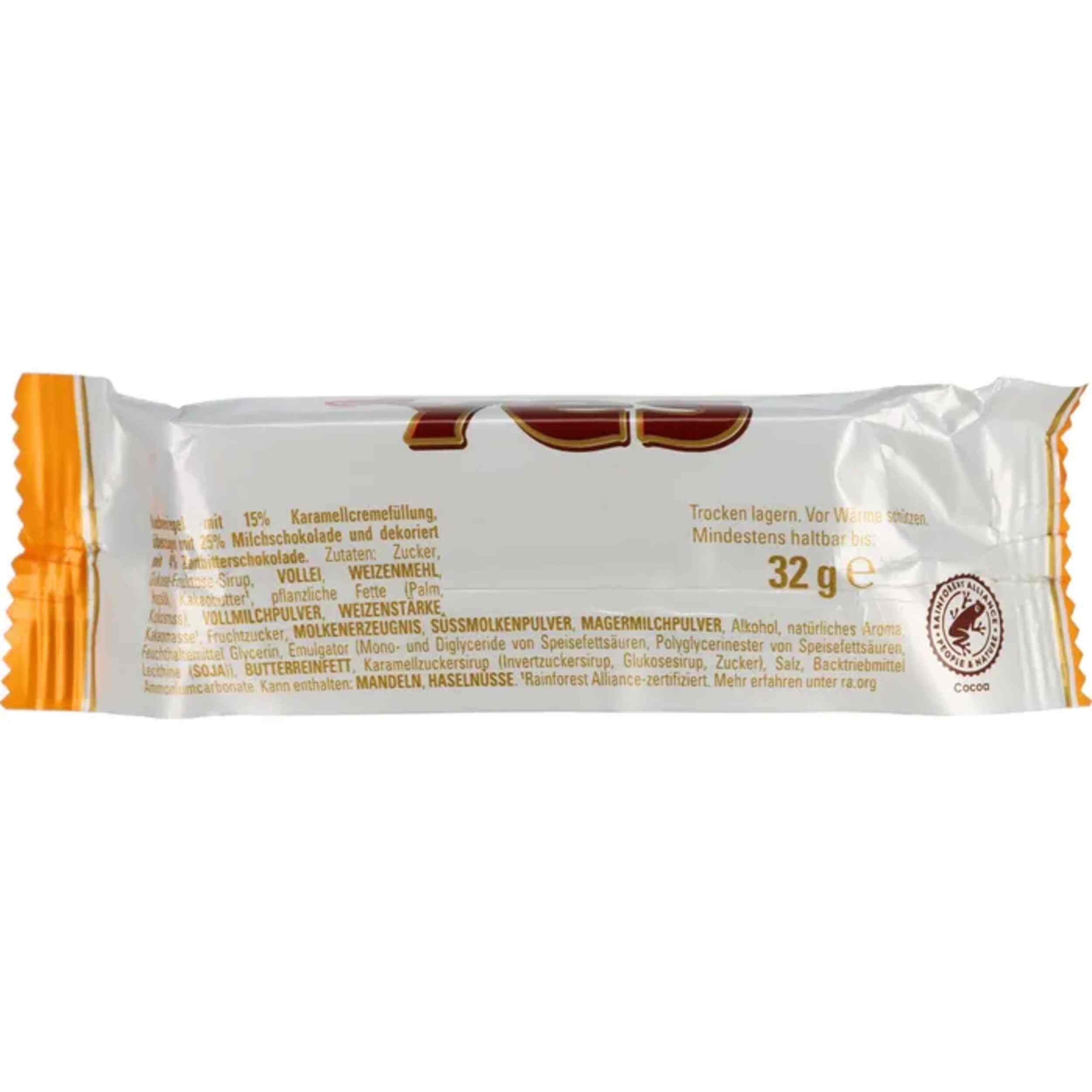 Nestlé YES Caramel Riegel 1er 32g