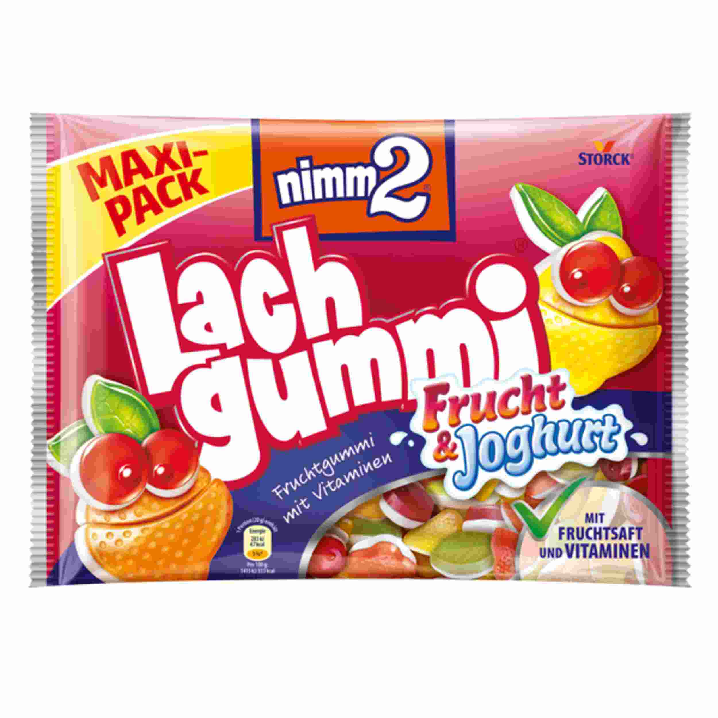 STORCK LACHGUMMI FRUCHT+JOGH. 376G BT