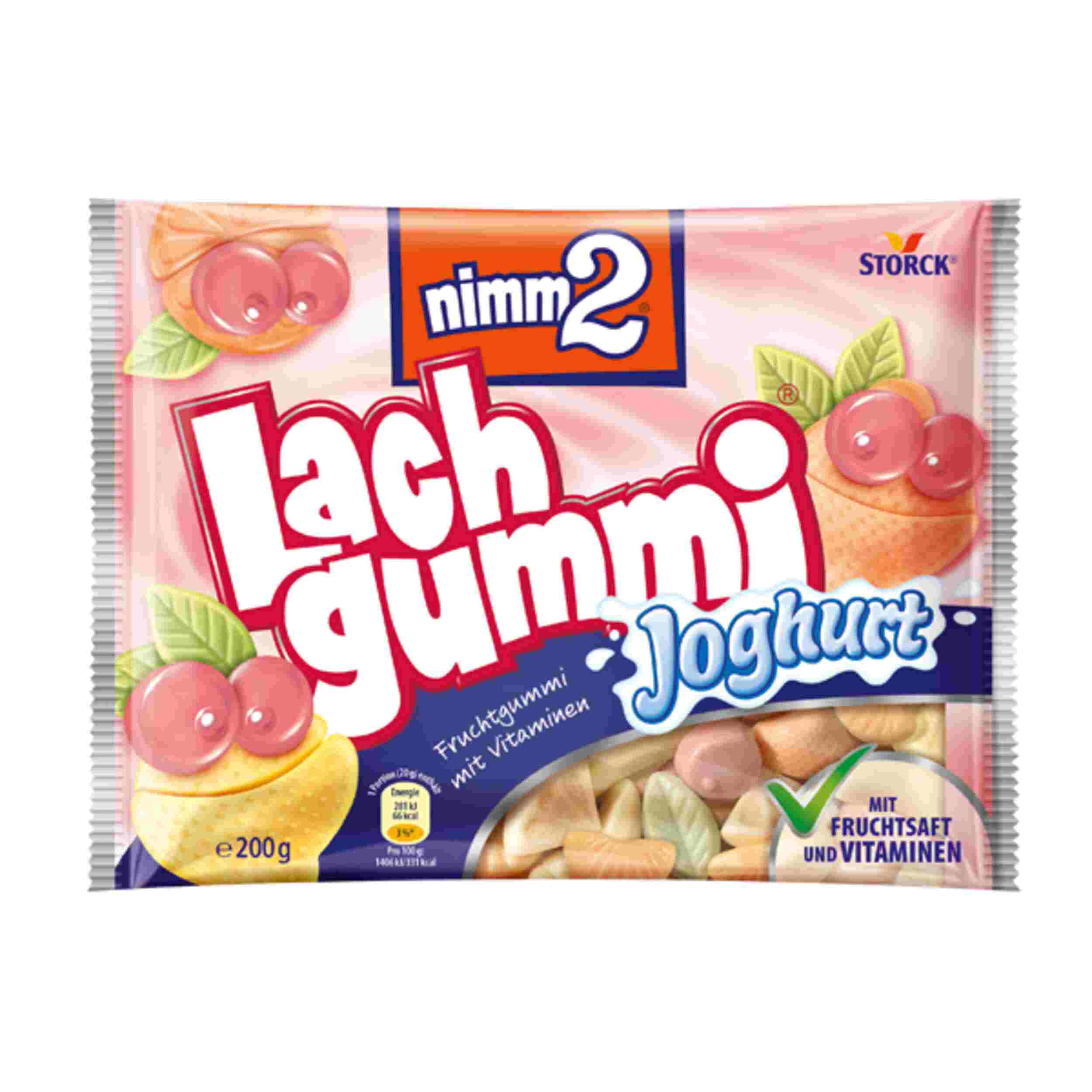 STORCK NIMM2 LACHGUMMI JOGH. 200G BT