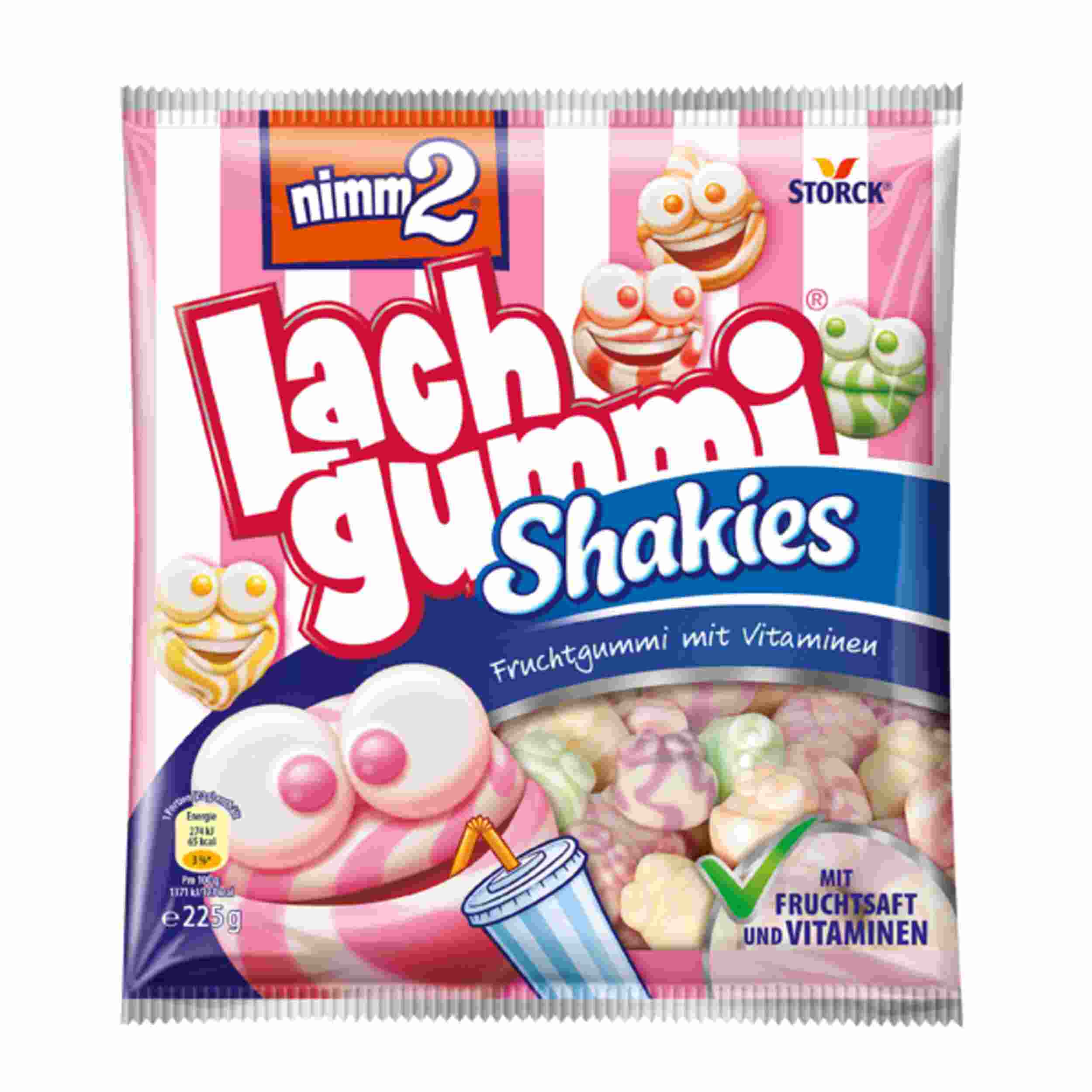 STORCK NIMM2 LACHGUM. SHAKIES 225G BT