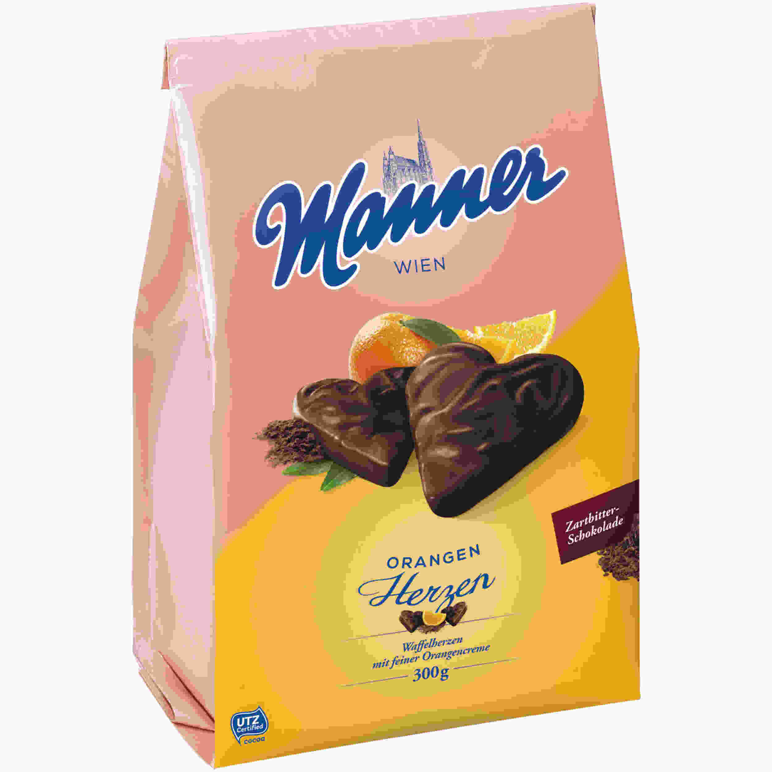 MANNER ORANGEN HERZEN 300G BT