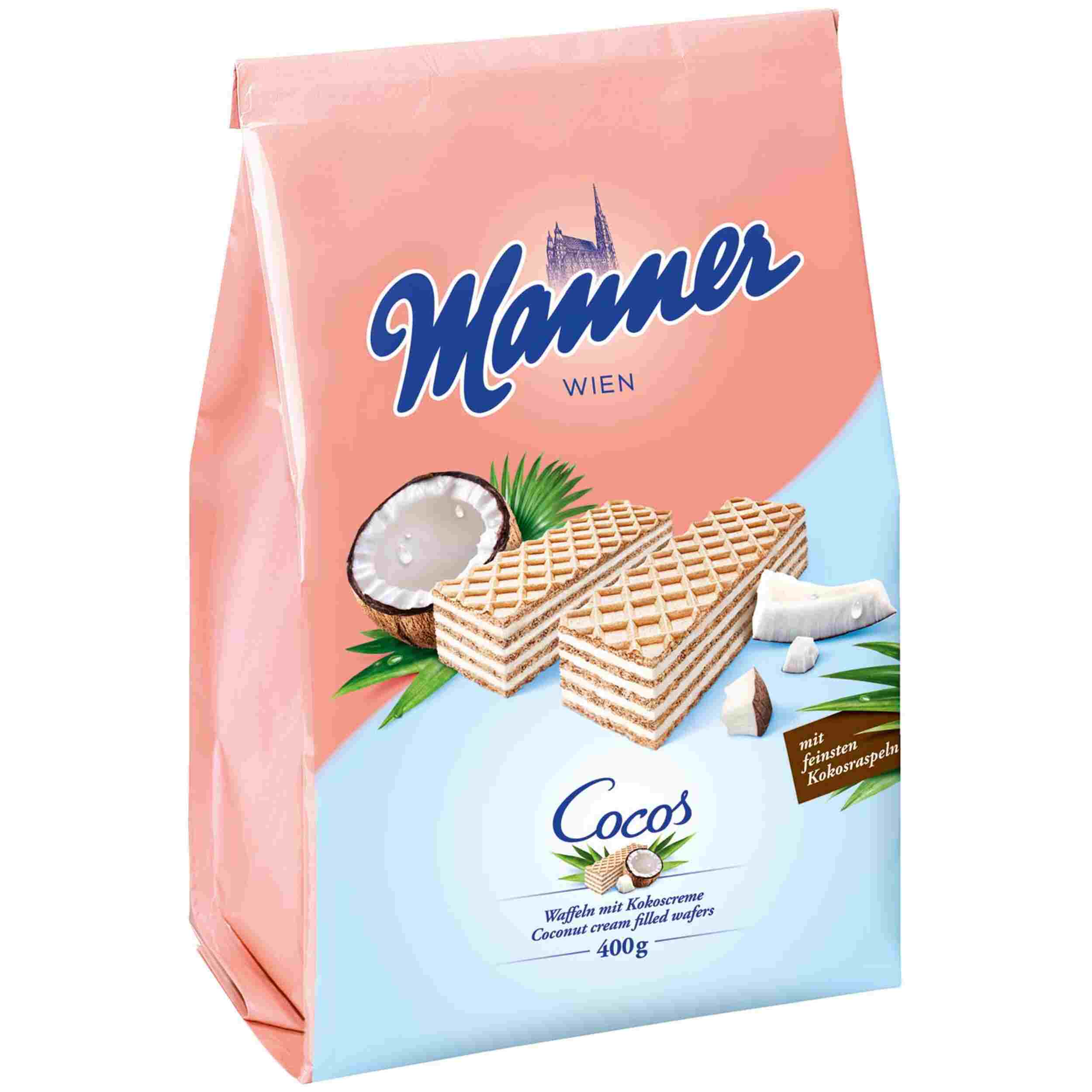 MANNER KOKOS SCHNITTEN 400G BT