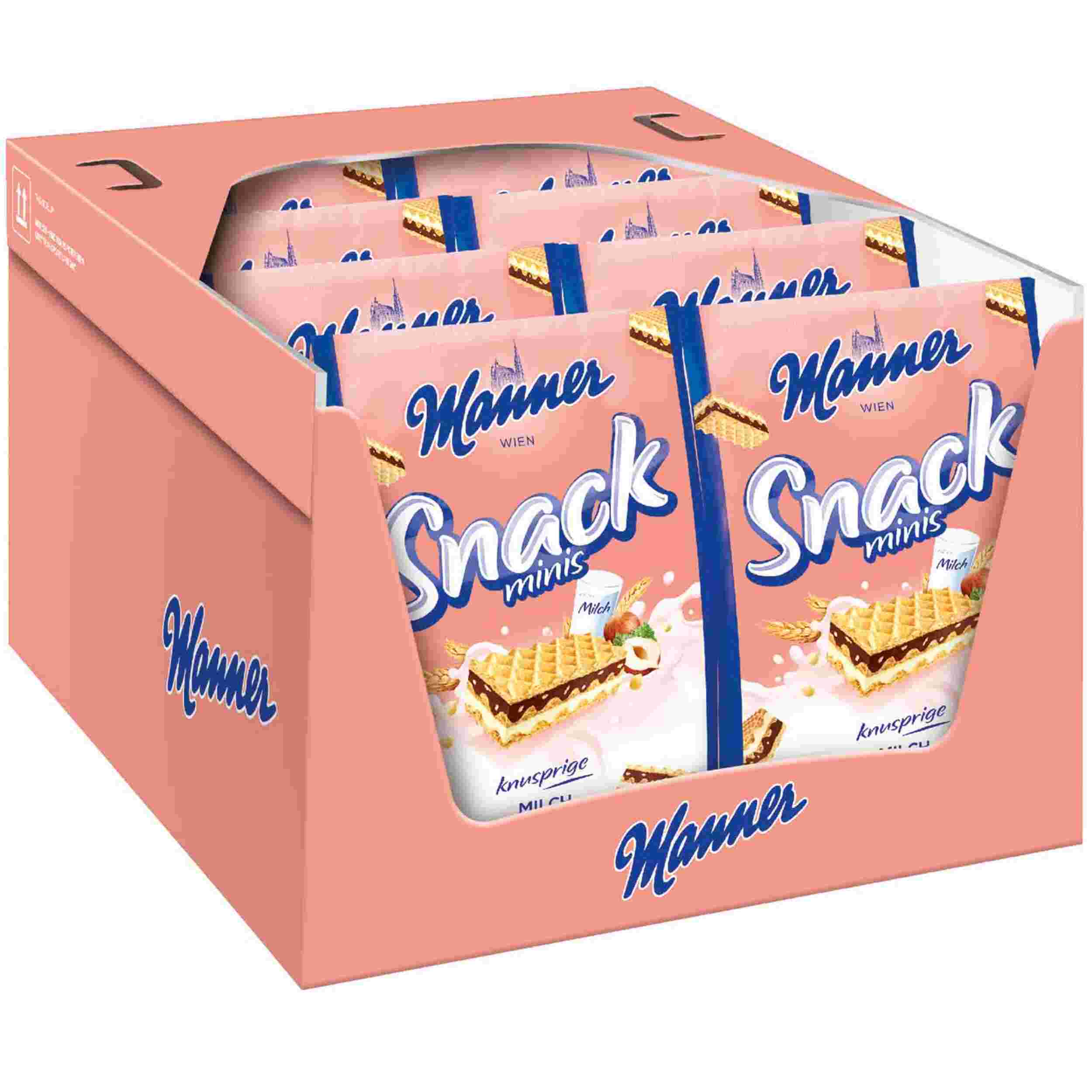 MANNER SNACK MINI HASELNUSS 300G PK