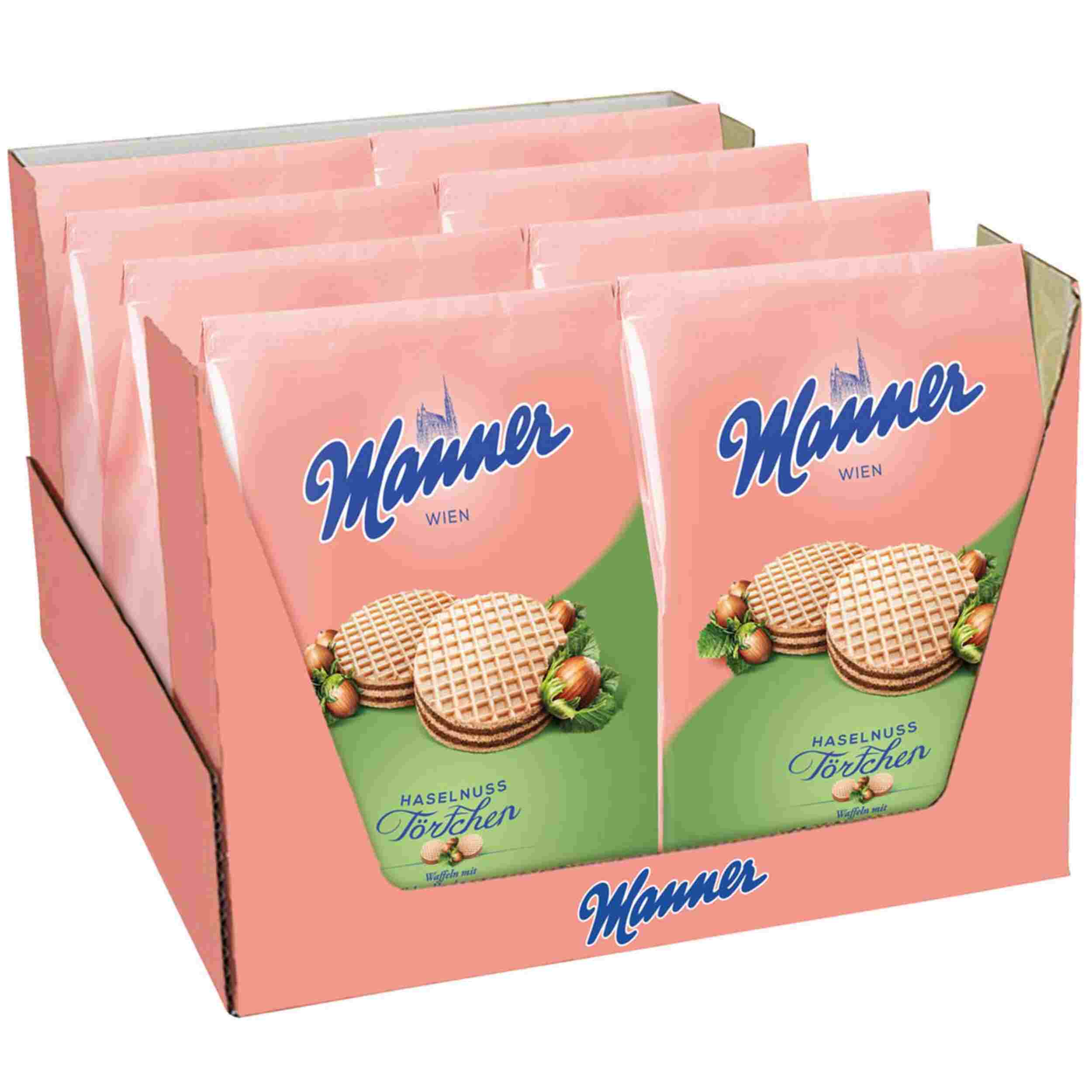 MANNER TOERTCHEN KAKAO HASELN 400G PK
