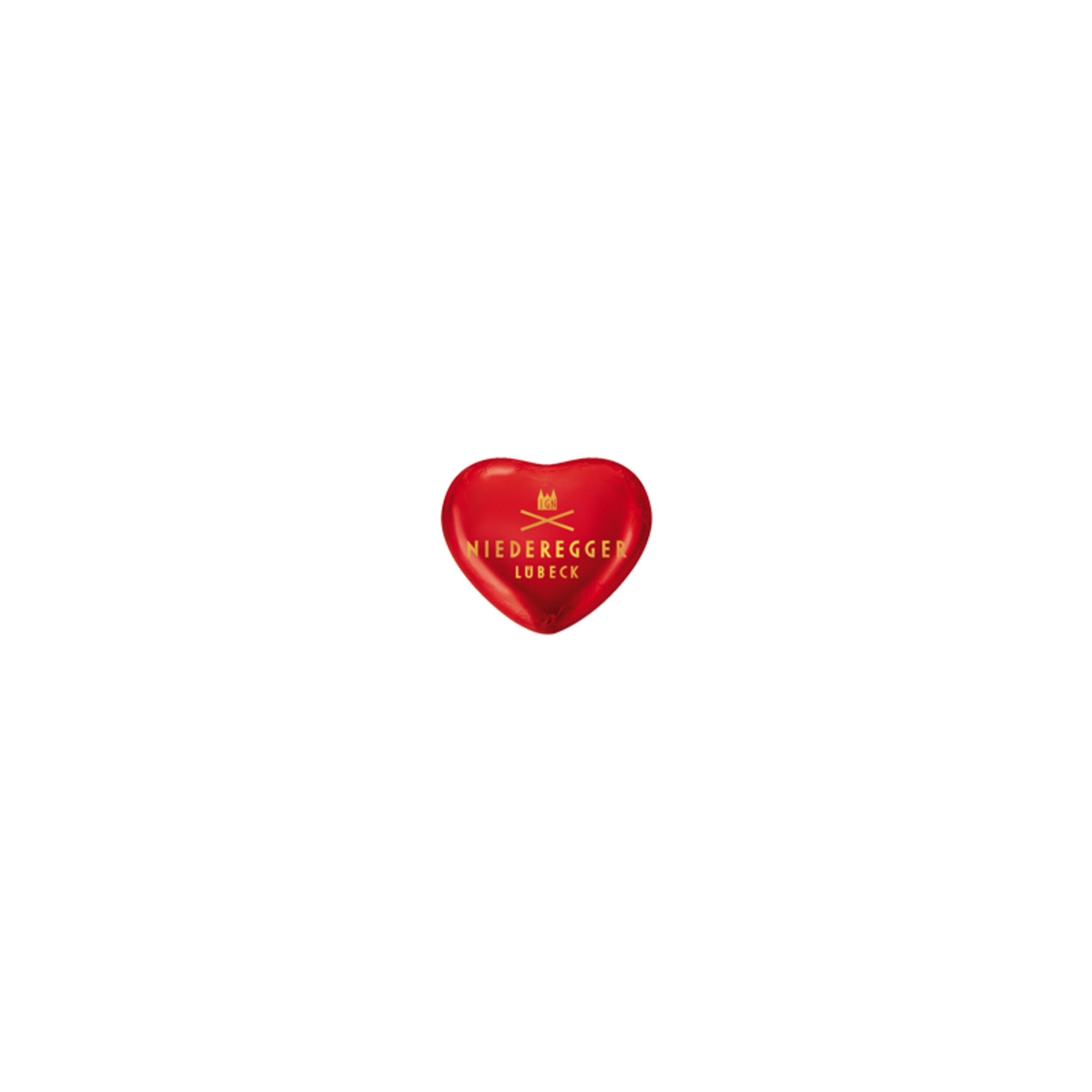 Niederegger Marzipan-Herzen, (80 St. im Verkaufskart.) á 12,5g