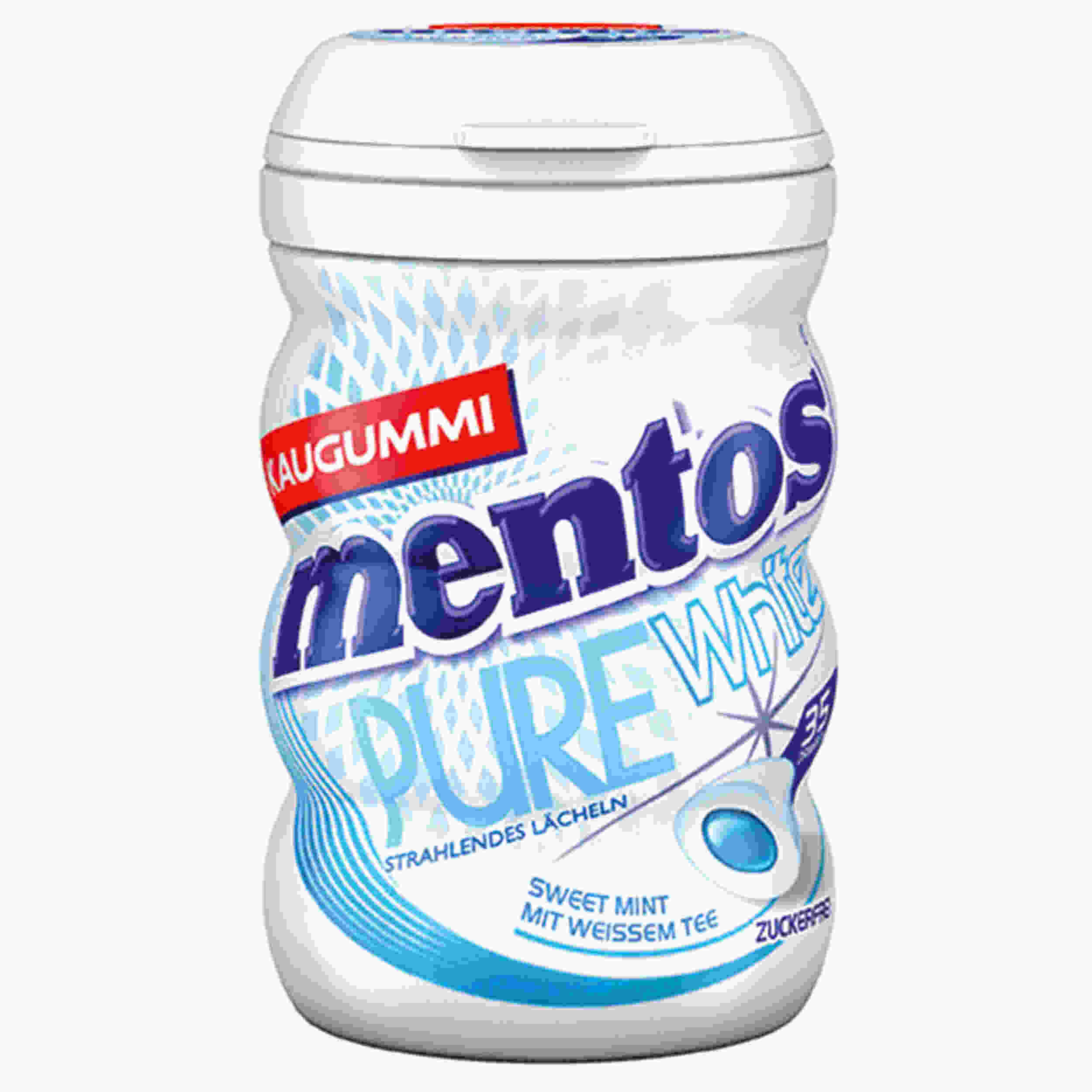 MENTOS PURE WHITE 70G DS