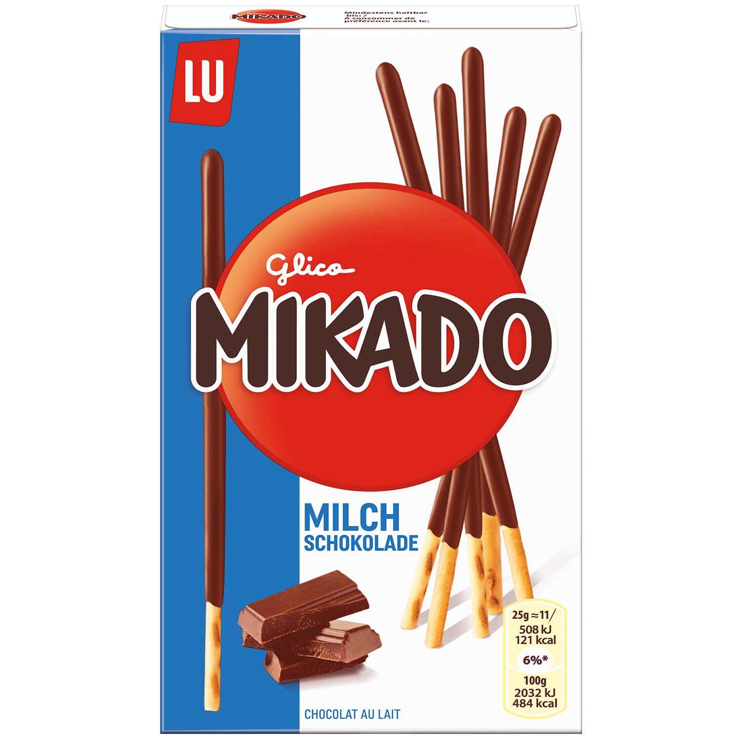 MIKADO STICKS MILCHSCHOKOLADE 75G PK