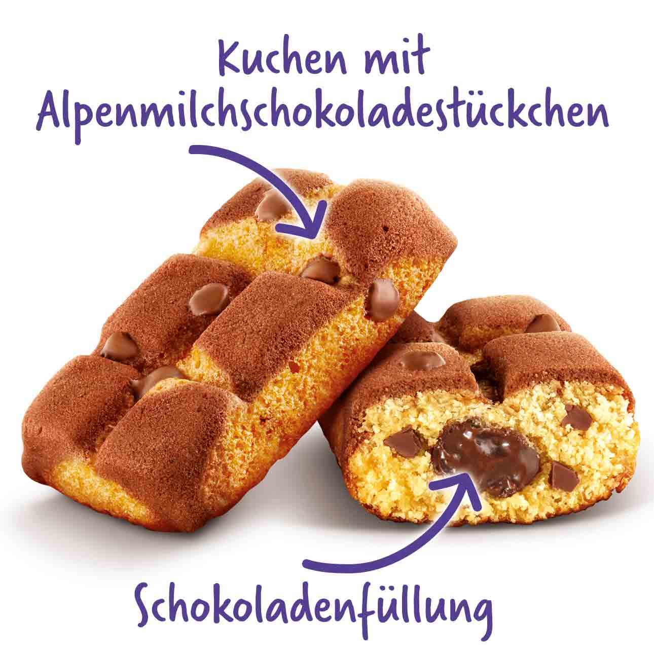 MILKA MINI CAKES CAKE & CHOC 175G PK