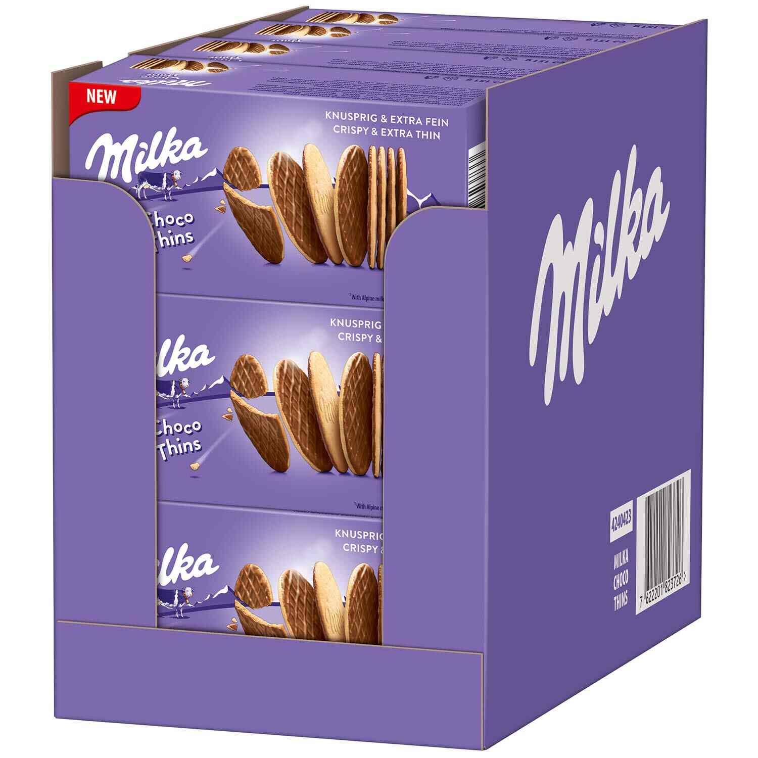 MILKA CHOCO THINS 151G PK