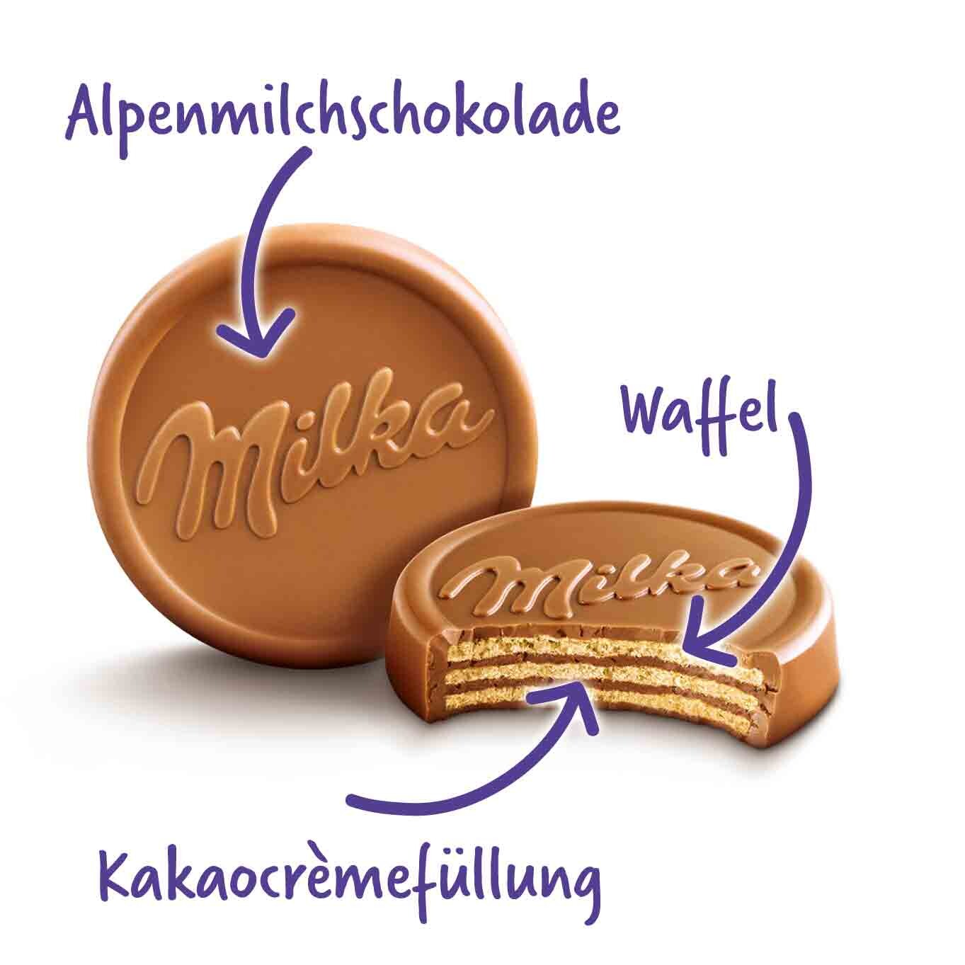 MILKA CHOCO WAFER 150G PK
