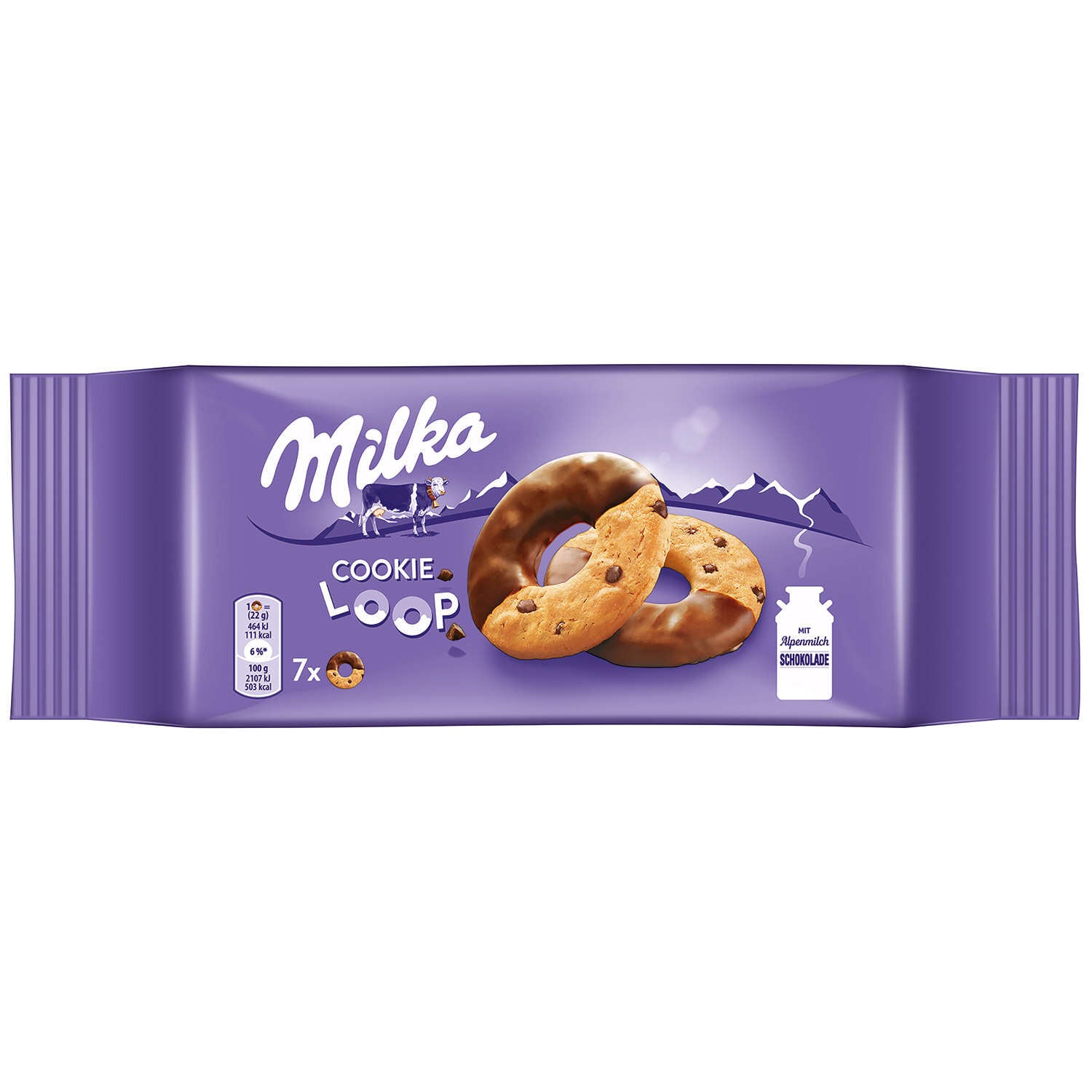 MILKA COOKIE LOOP 154G PK