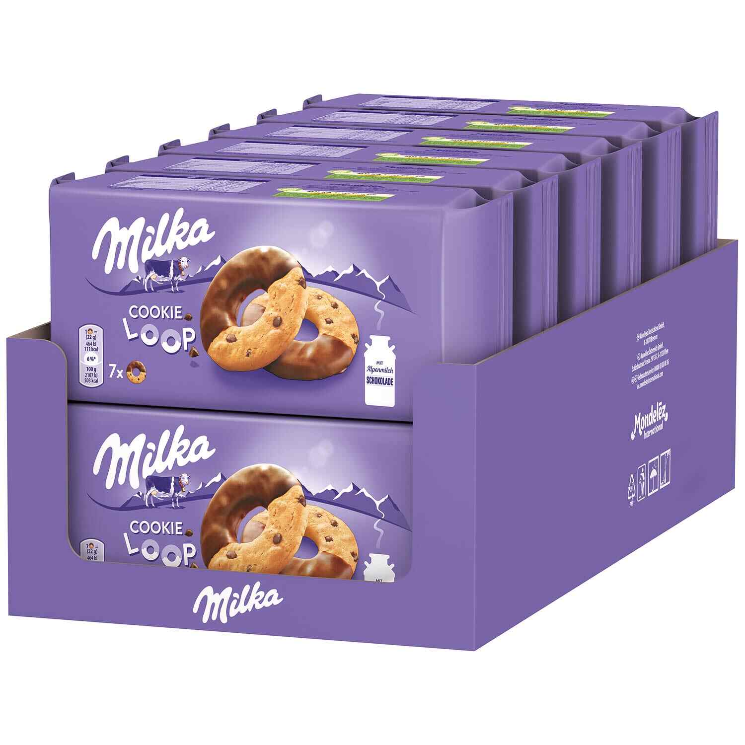 MILKA COOKIE LOOP 154G PK