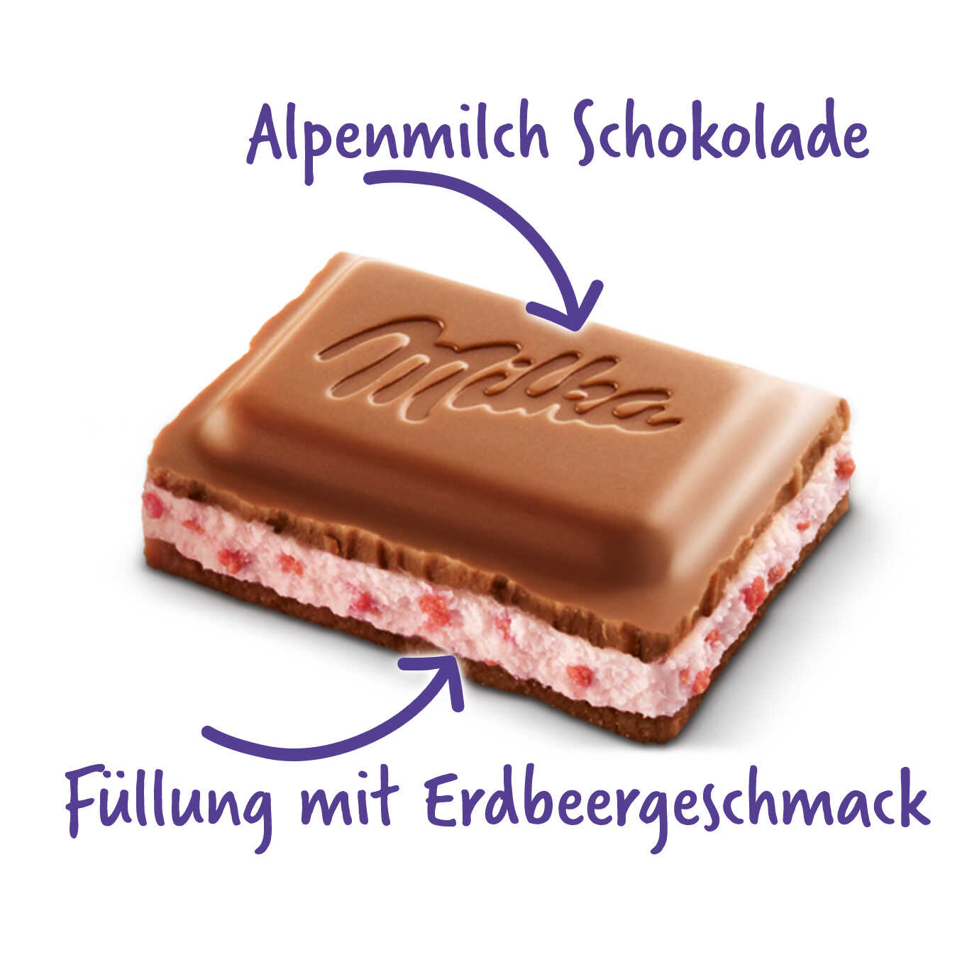 MILKA ERDBEER JOGHURT SCHOKO 100G TF