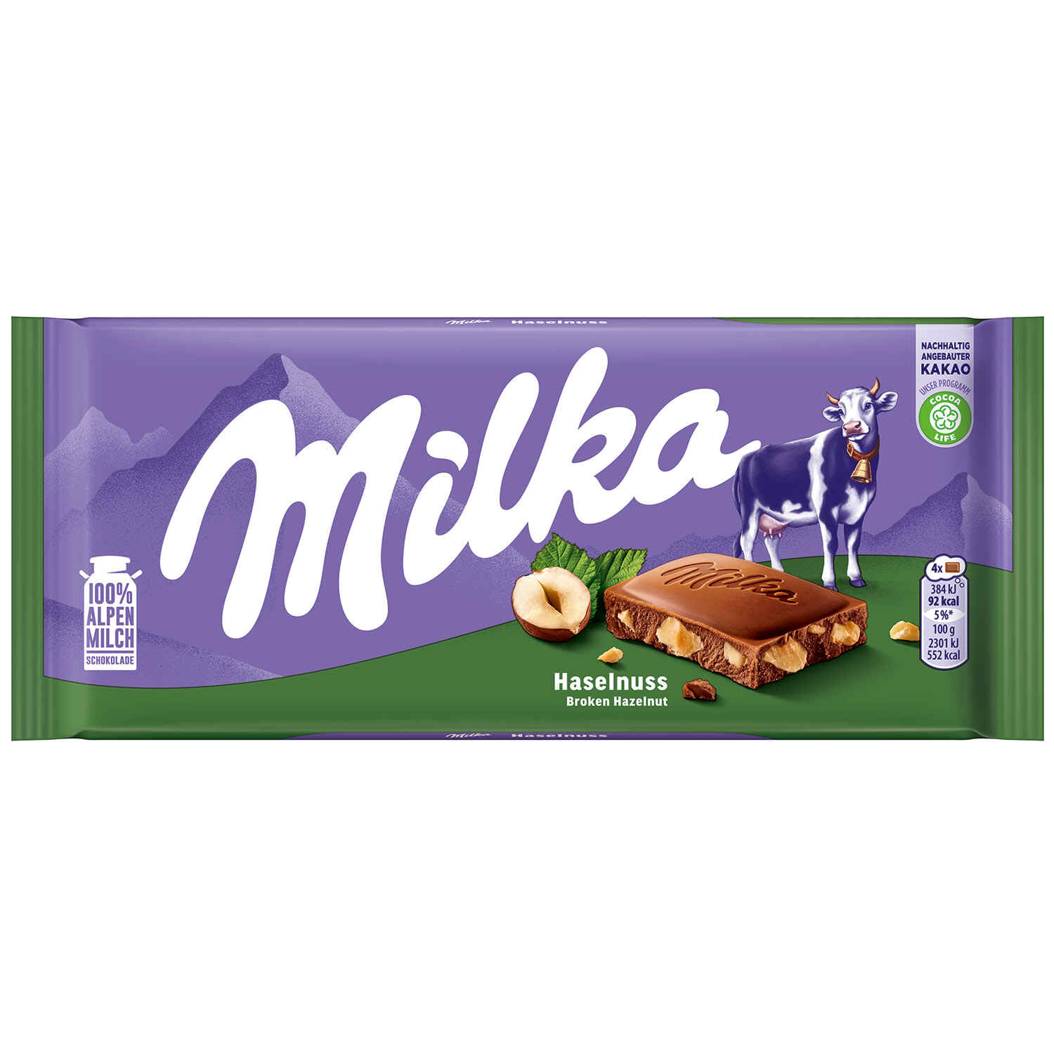 MILKA HASELNUSS SCHOKOLADE 100G TF