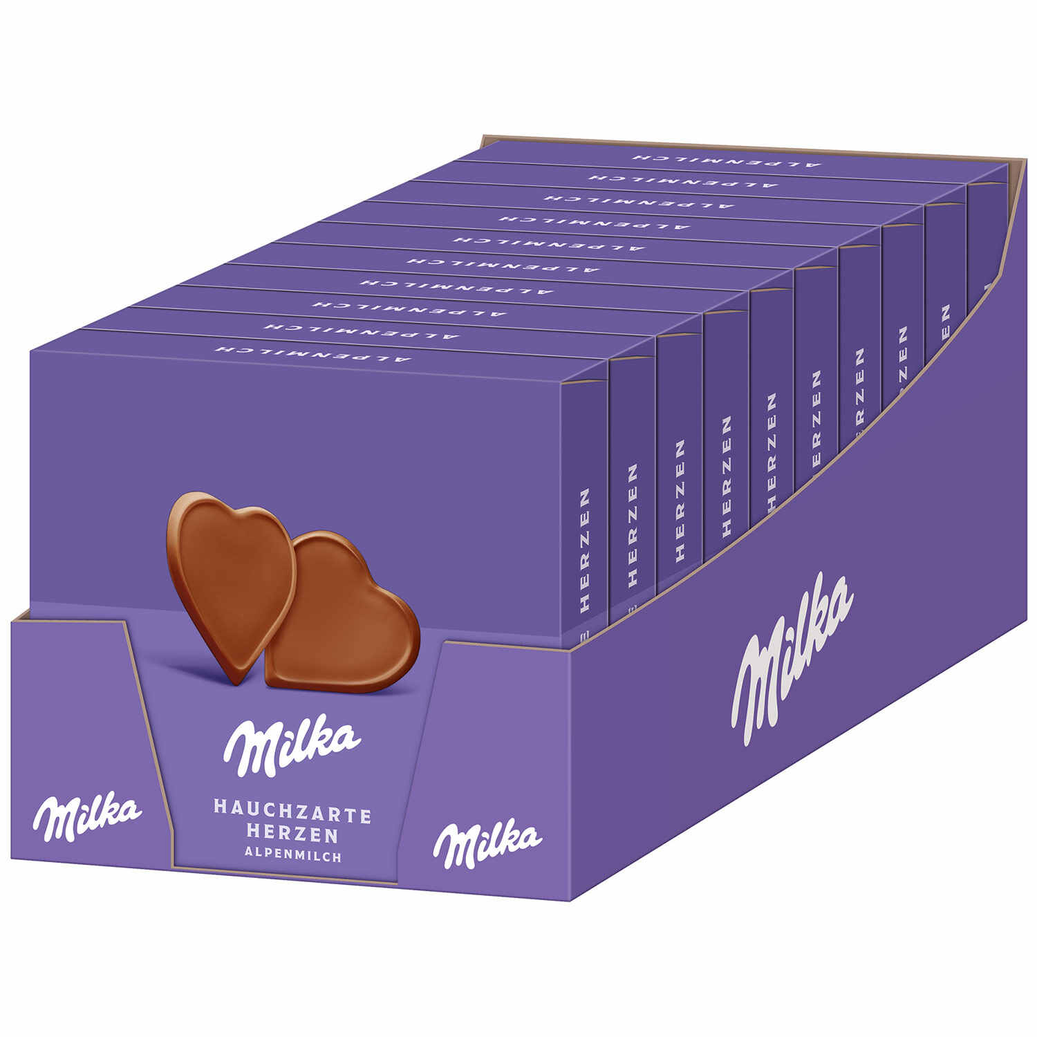 MILKA I.L.M.HAUCHZ.HERZEN AM 130G PK