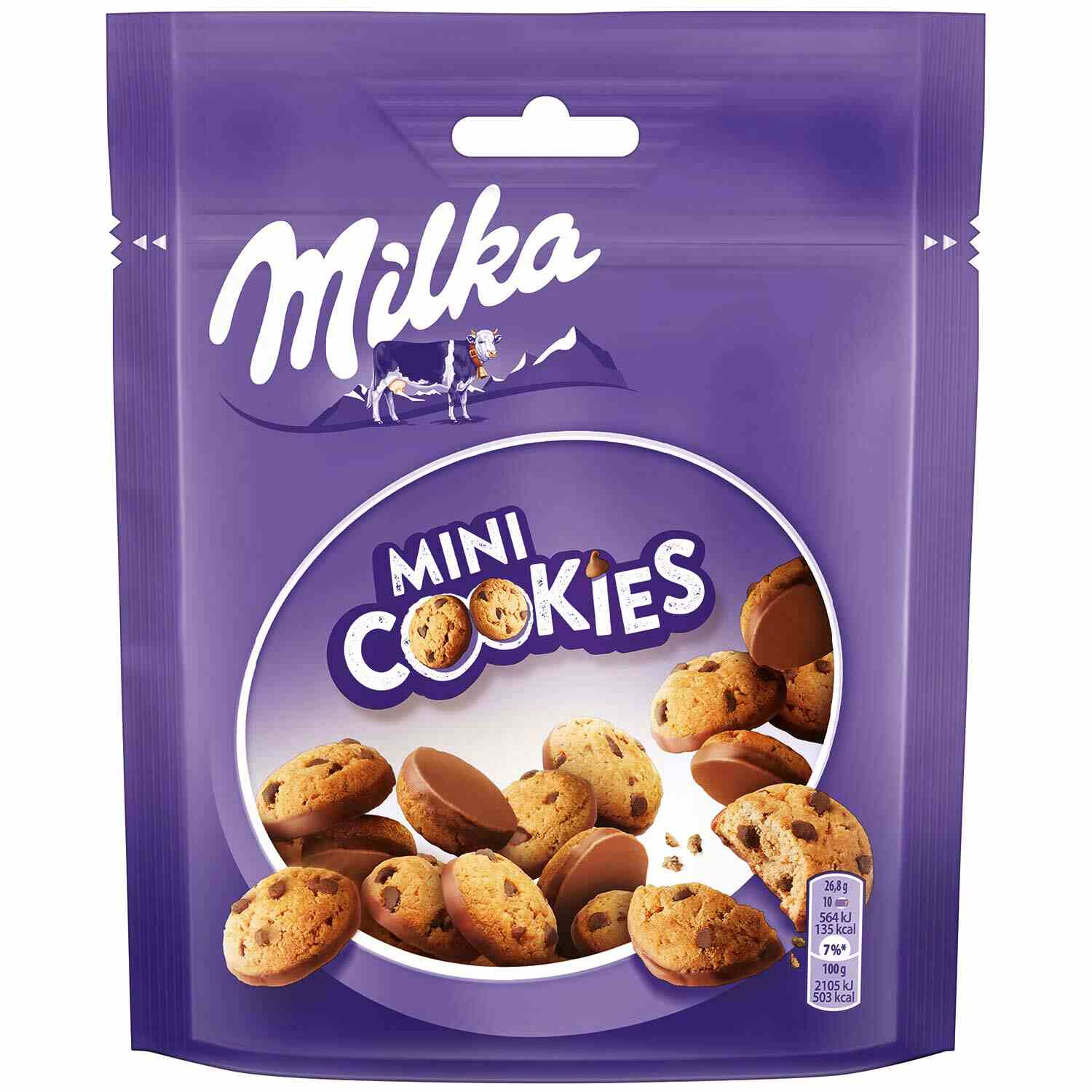MILKA MINI COOKIES 110G BT
