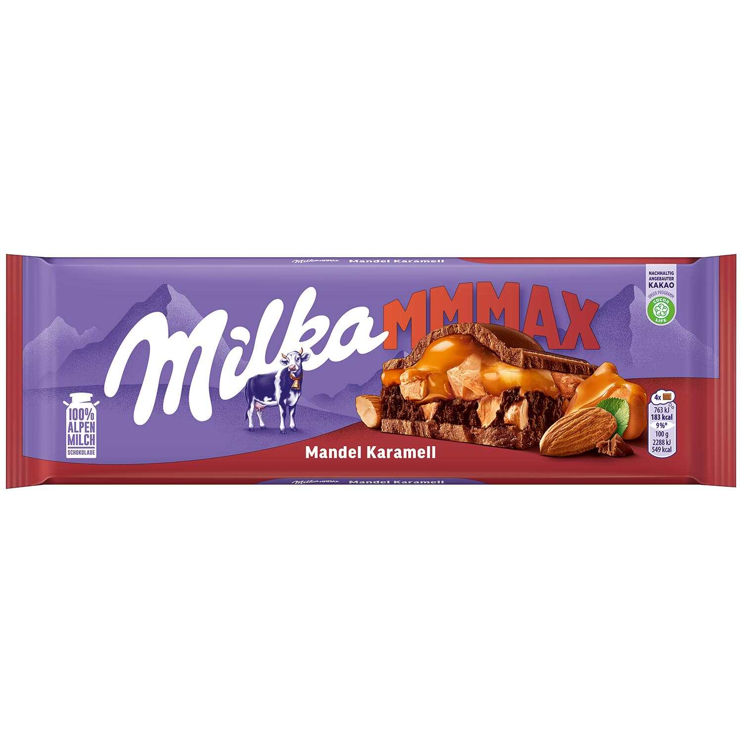 MILKA MANDEL CARAMEL 300G TF