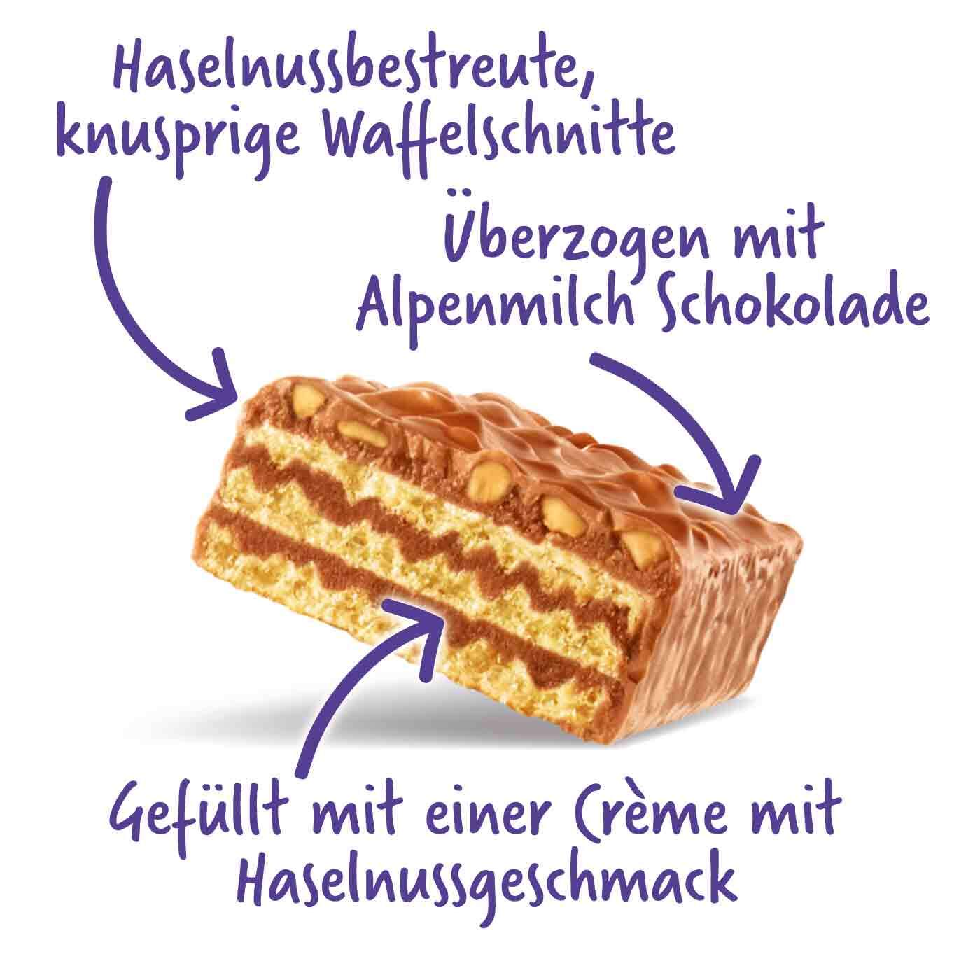 MILKA RIEGEL NUSSINI 5ER 5X31,5G