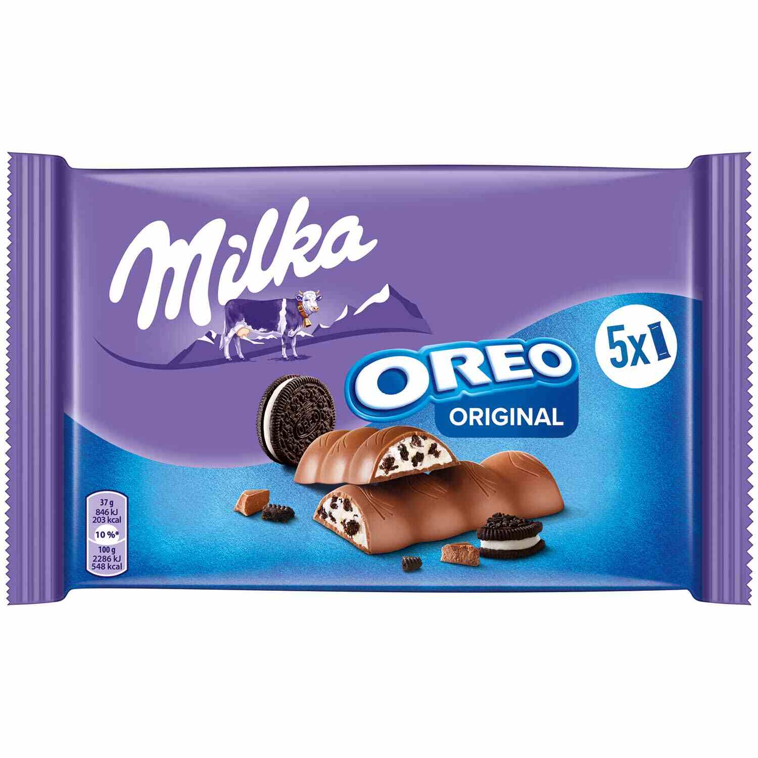 MILKA RIEGEL OREO 5ER 5X37G PK