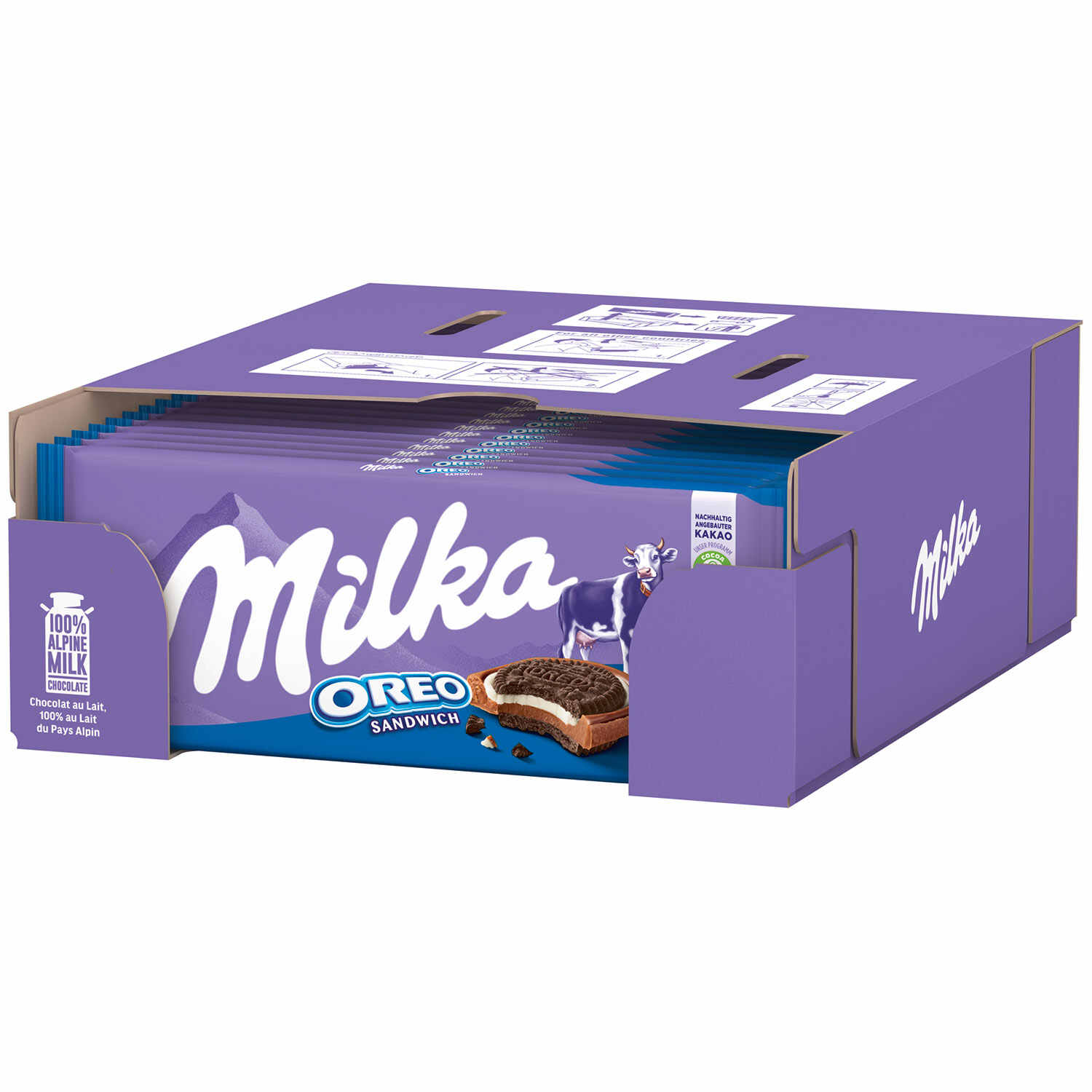 MILKA OREO SANDWICH SCHOKOL. 92G TF