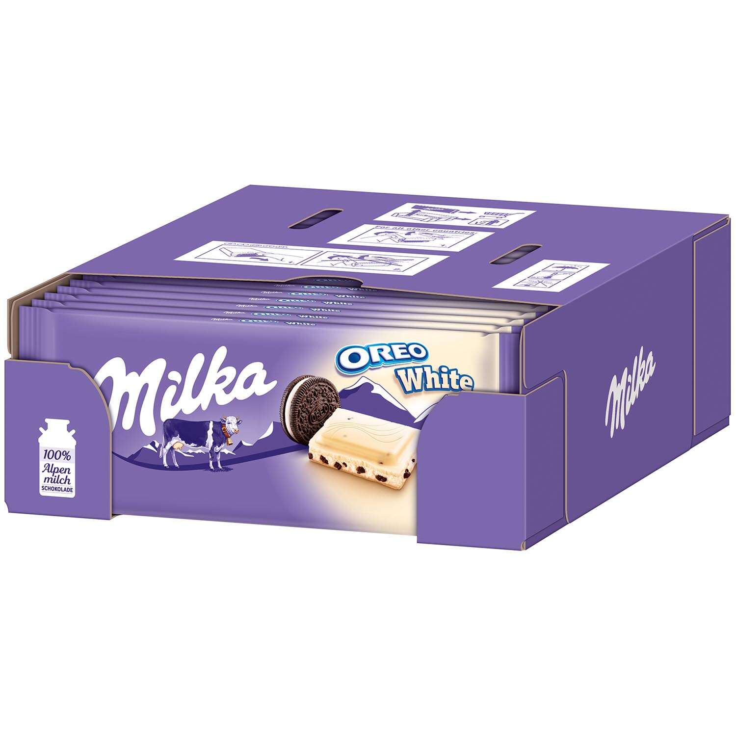 MILKA OREO WHITE 100G TF