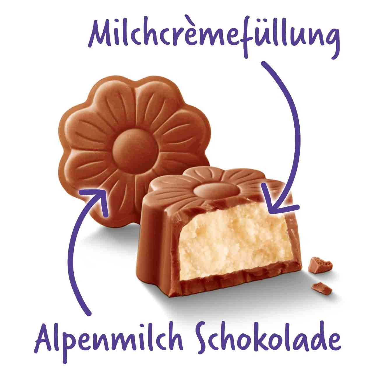 MILKA PRALINES DANKESCHOEN 165G PK