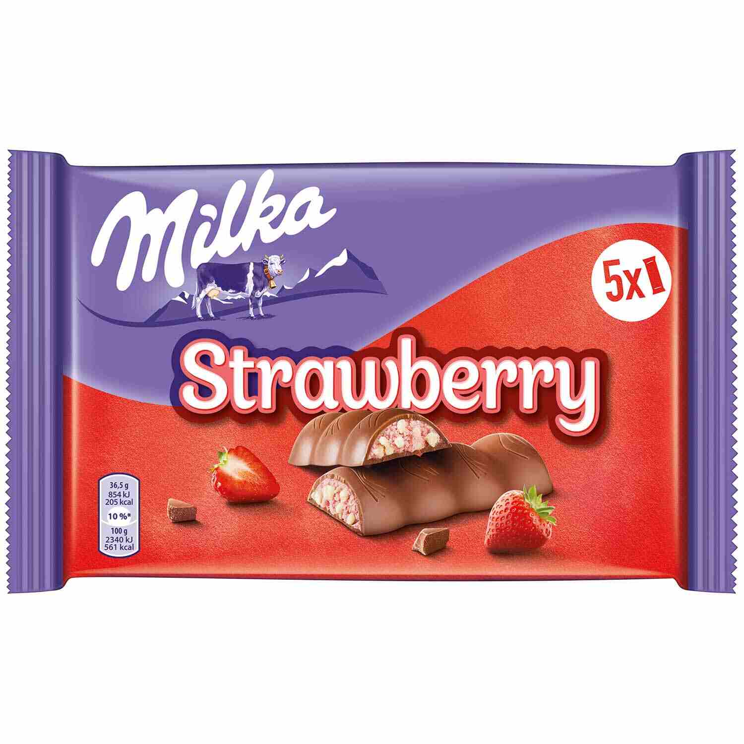 MILKA RIEGEL ERDBEER 5ER 5X36,5G