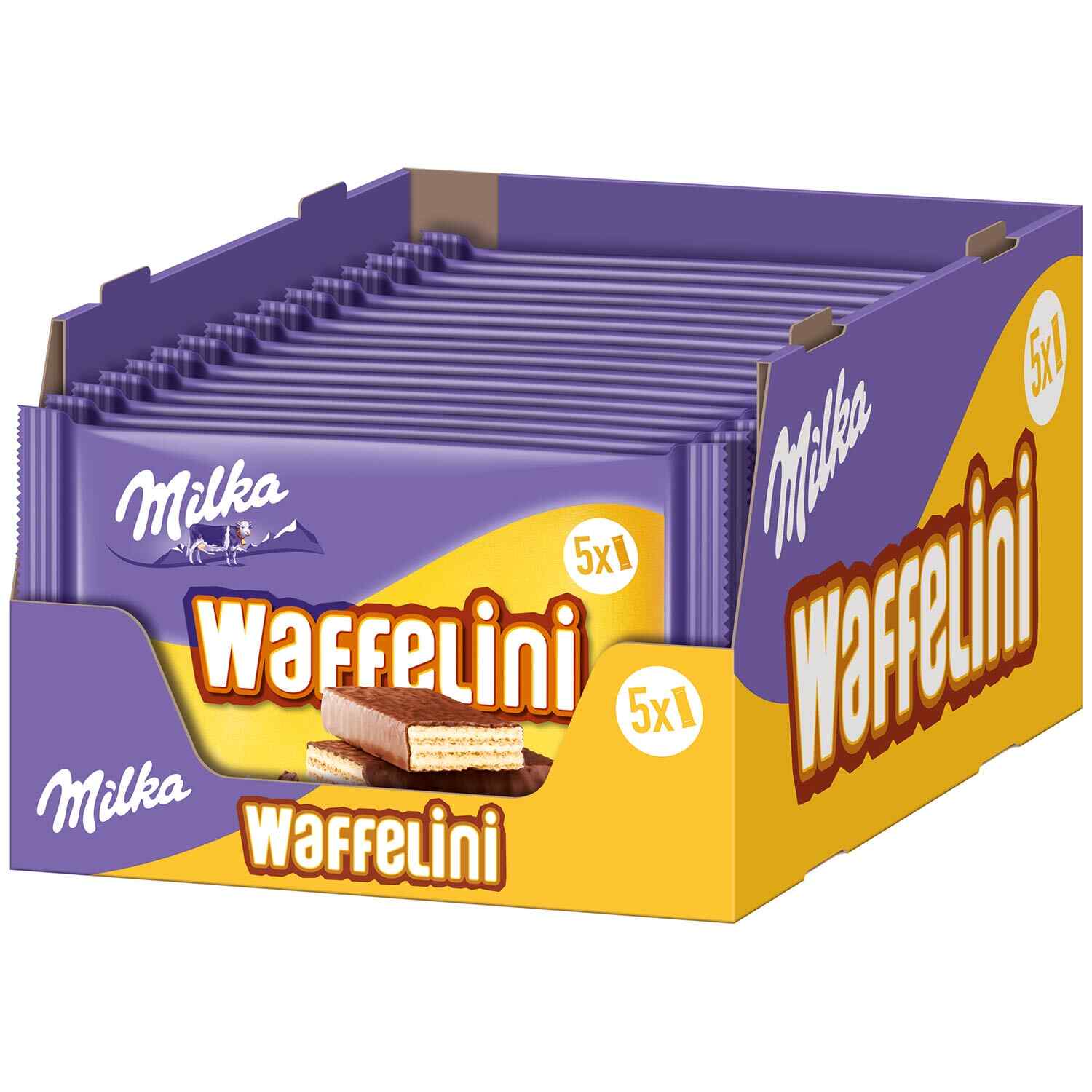 MILKA RIEGEL WAFFELINI 5ER 155G PK