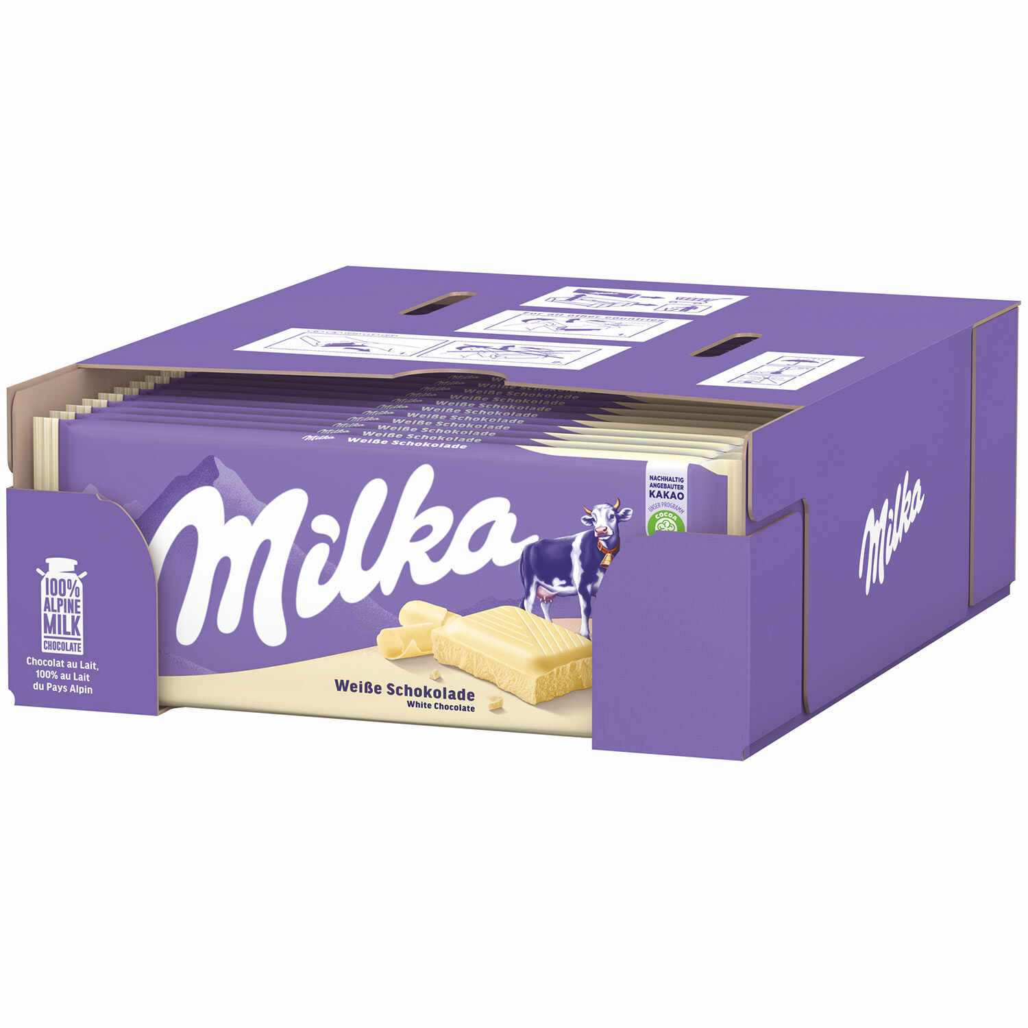 MILKA WEISSE SCHOKOLADE 100G TF