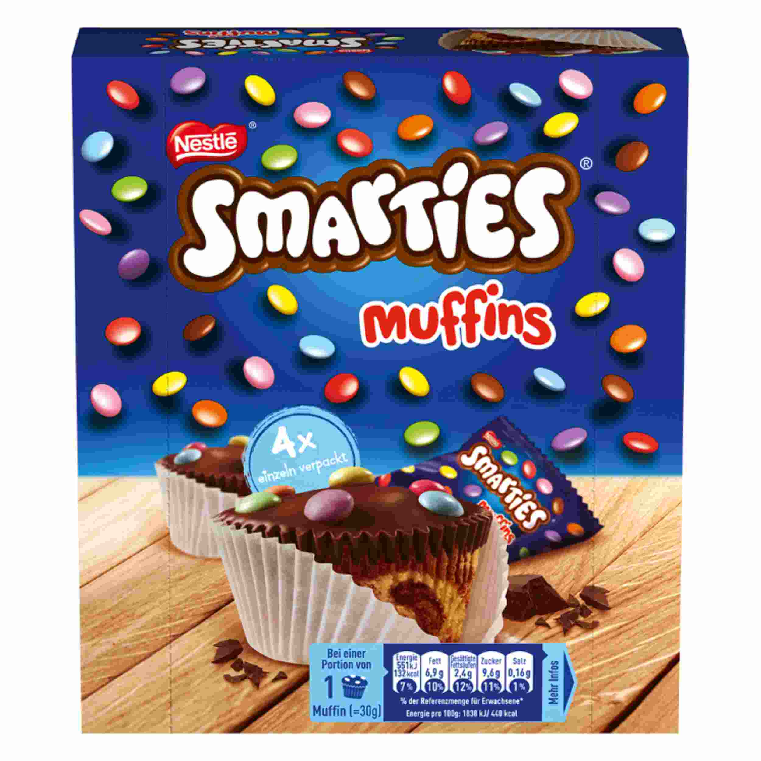 Nestlé Smarties Muffins 4er 120g