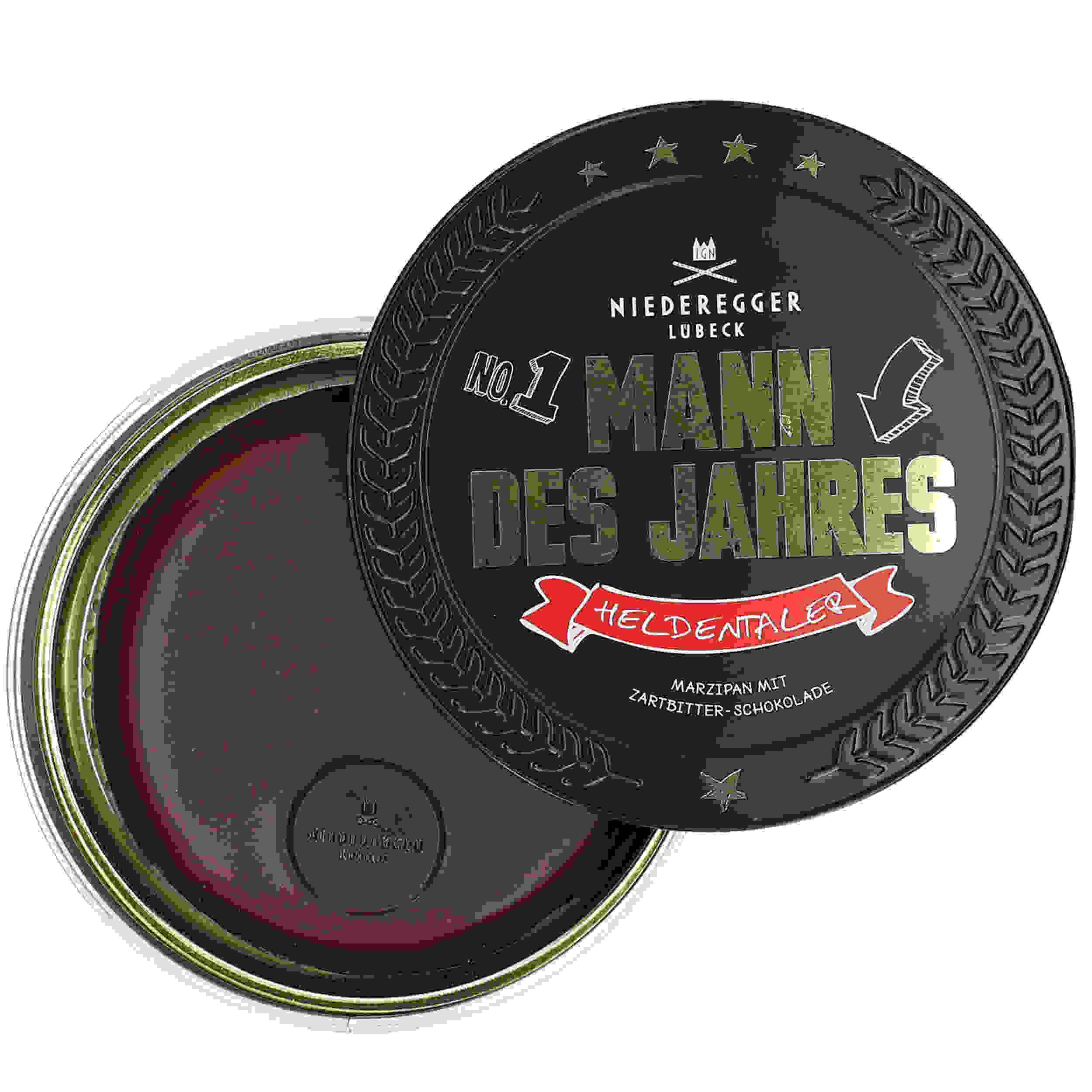 Niederegger Marzipantaler "Mann des Jahres" 185g