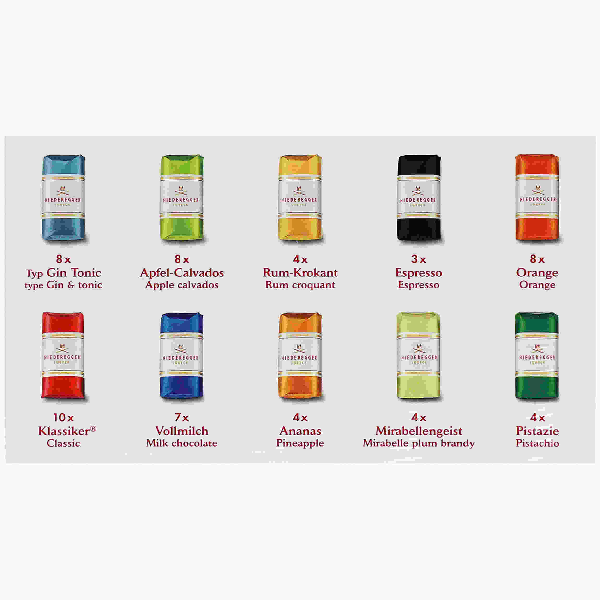 Niederegger Marzipan Klassiker®-Variationen 750g