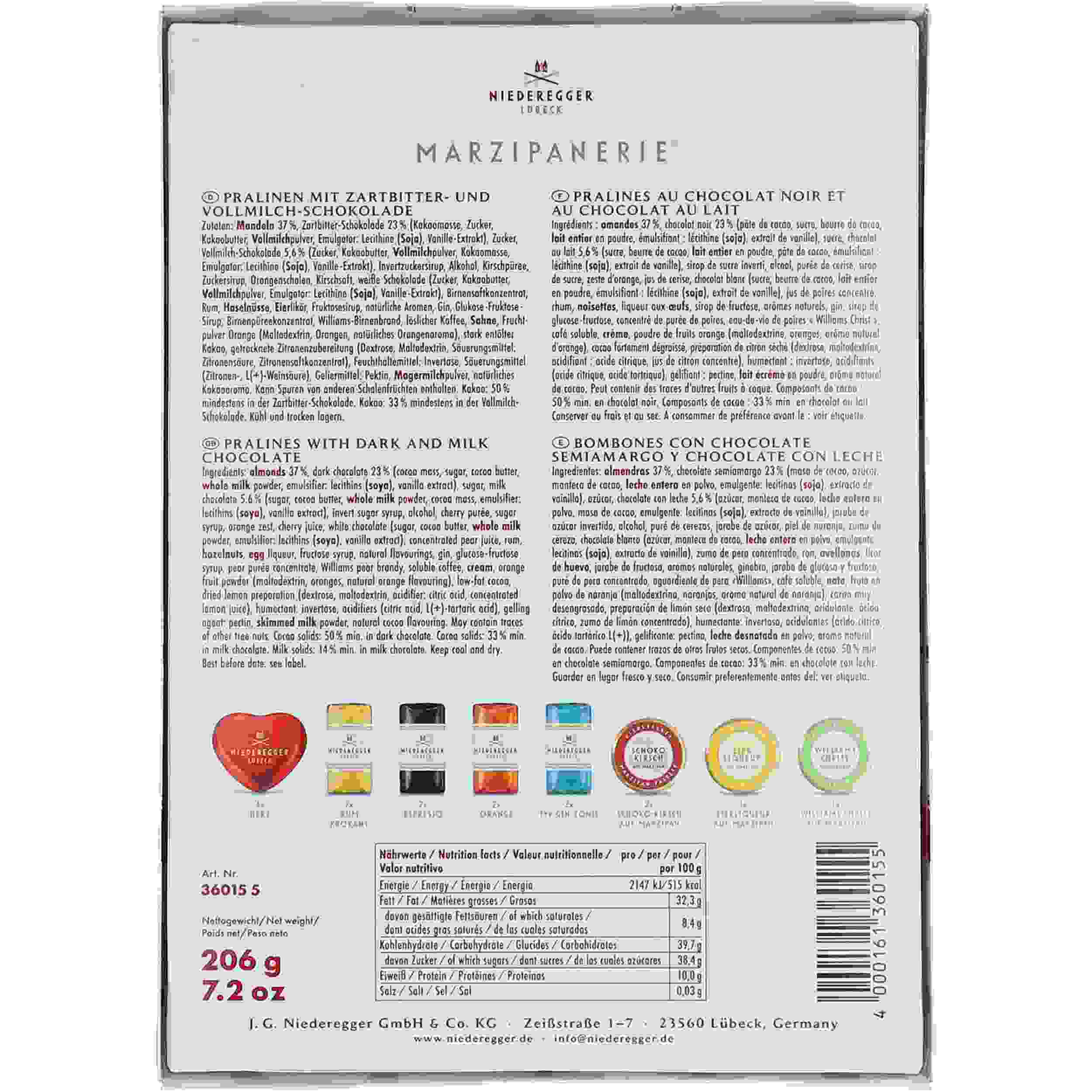 Niederegger Marzipanerie® 206g