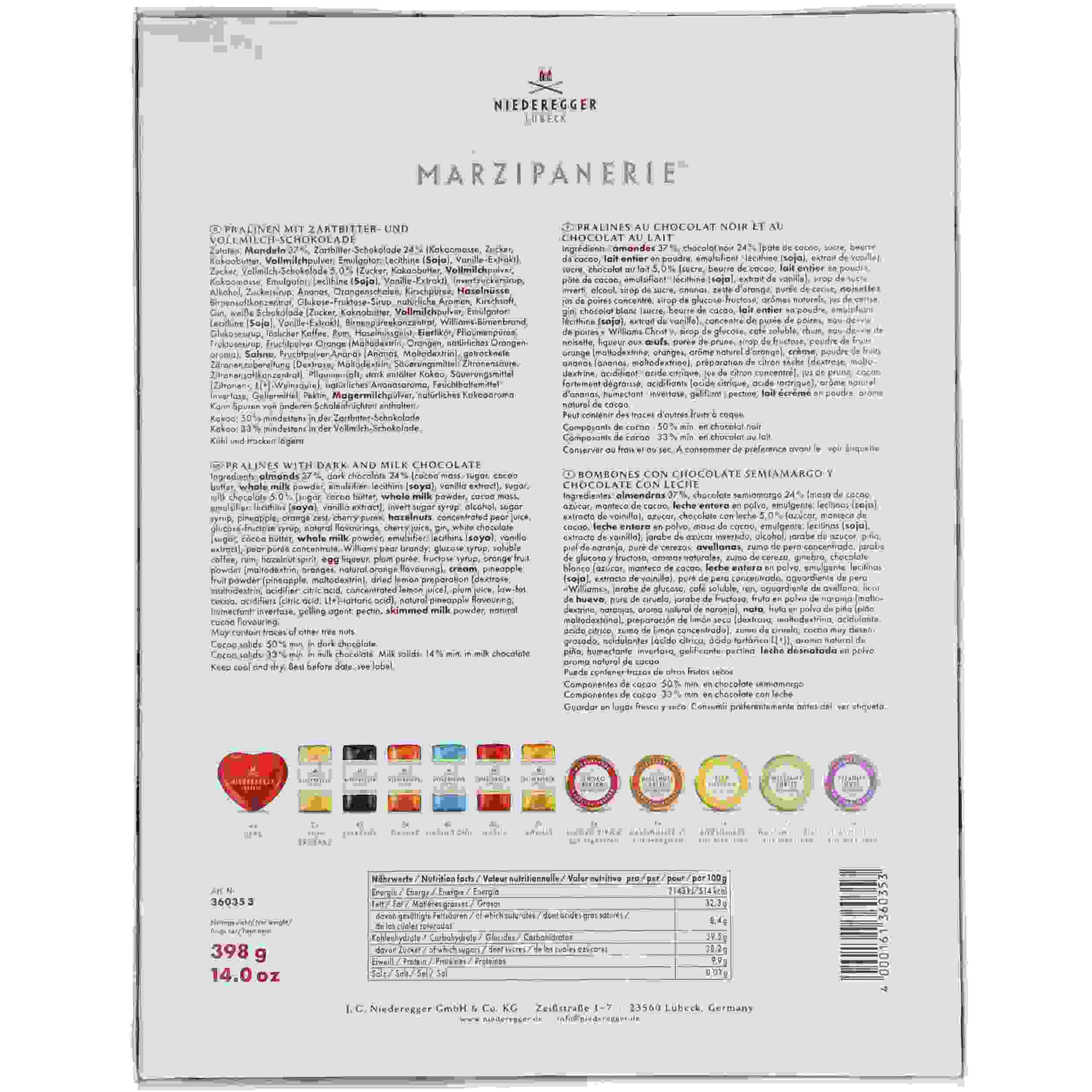 Niederegger Marzipanerie® 398g