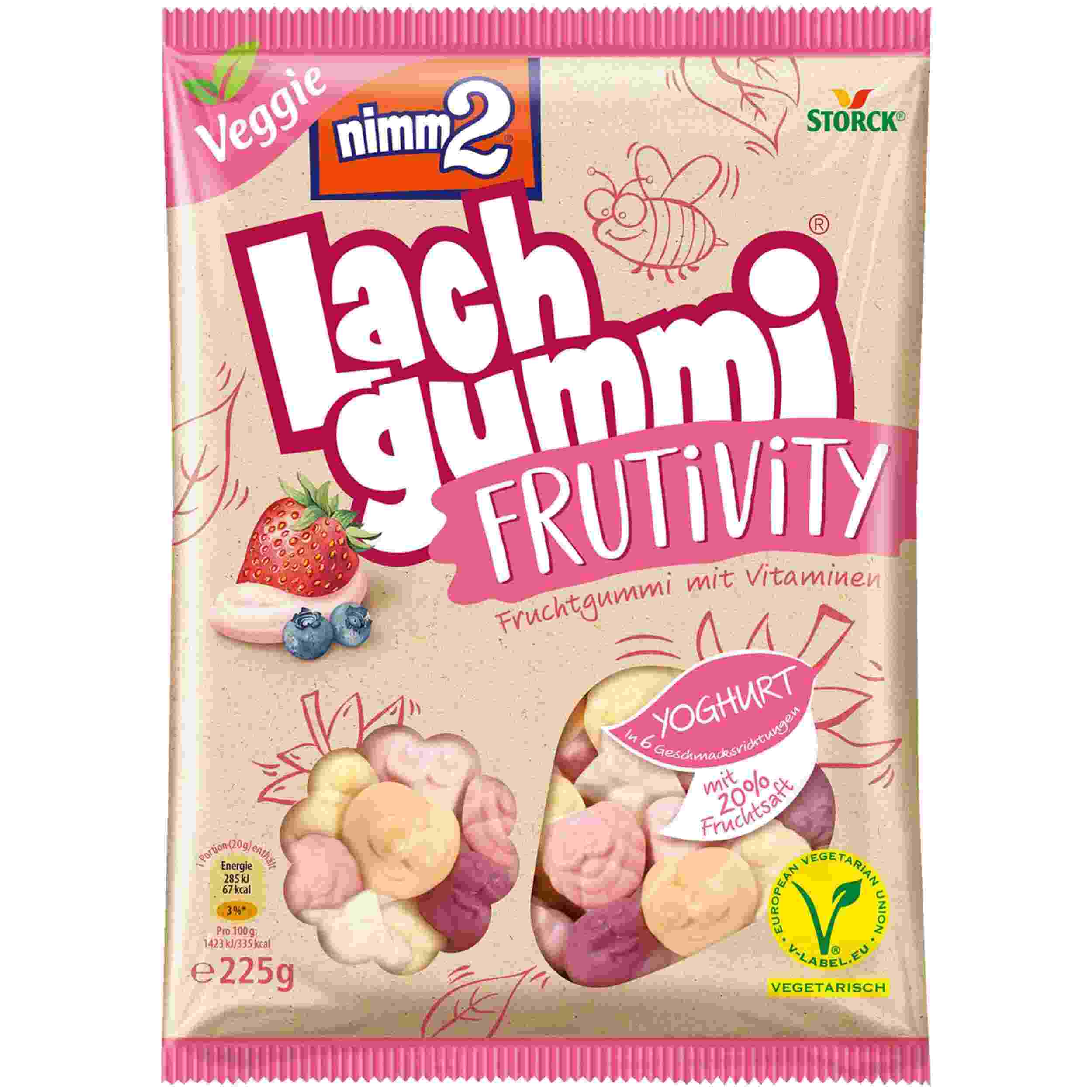 STORCK NIMM2 FRUTIVI. YOGHURT 225G BT