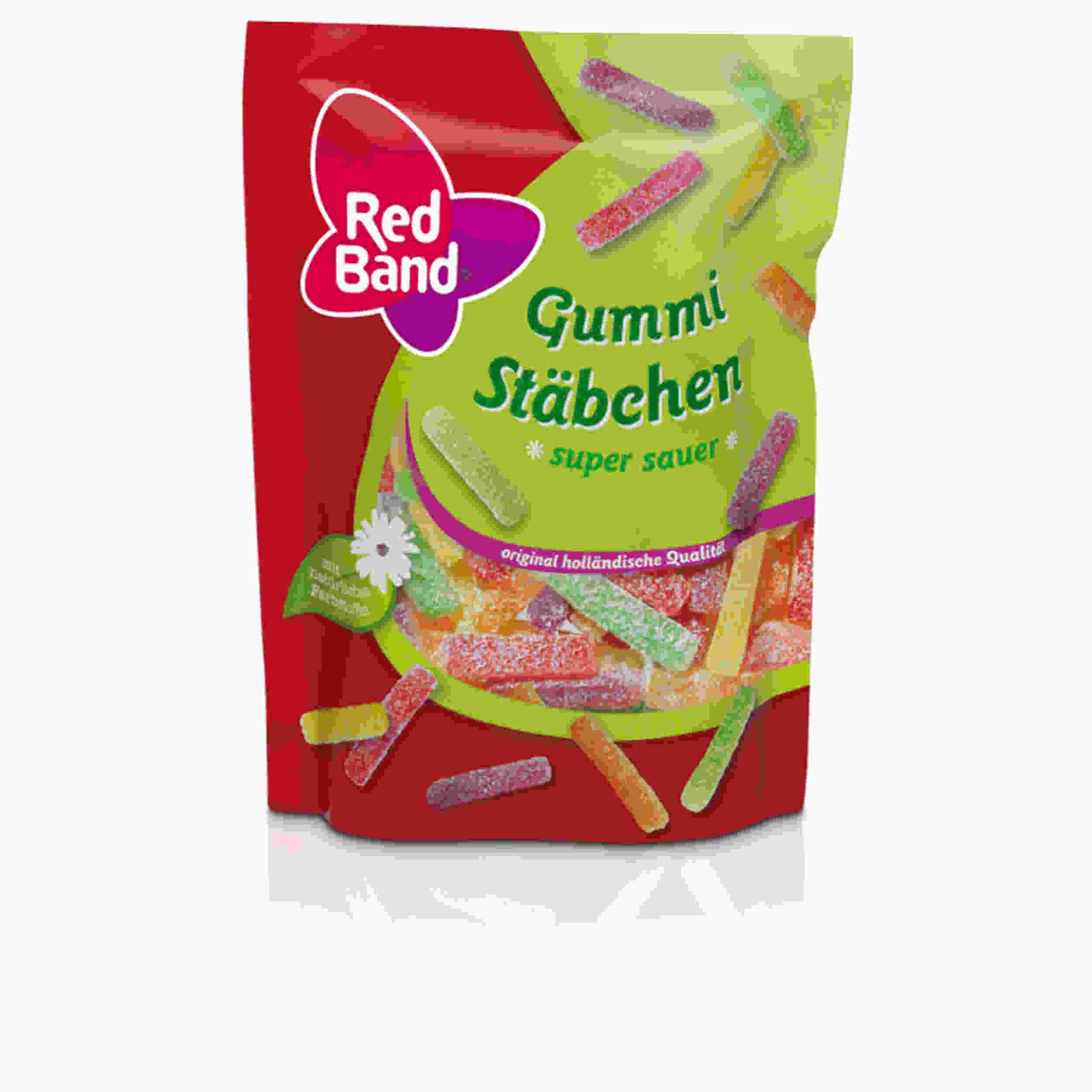Red Band Gummi Stäbchen super sauer 200g