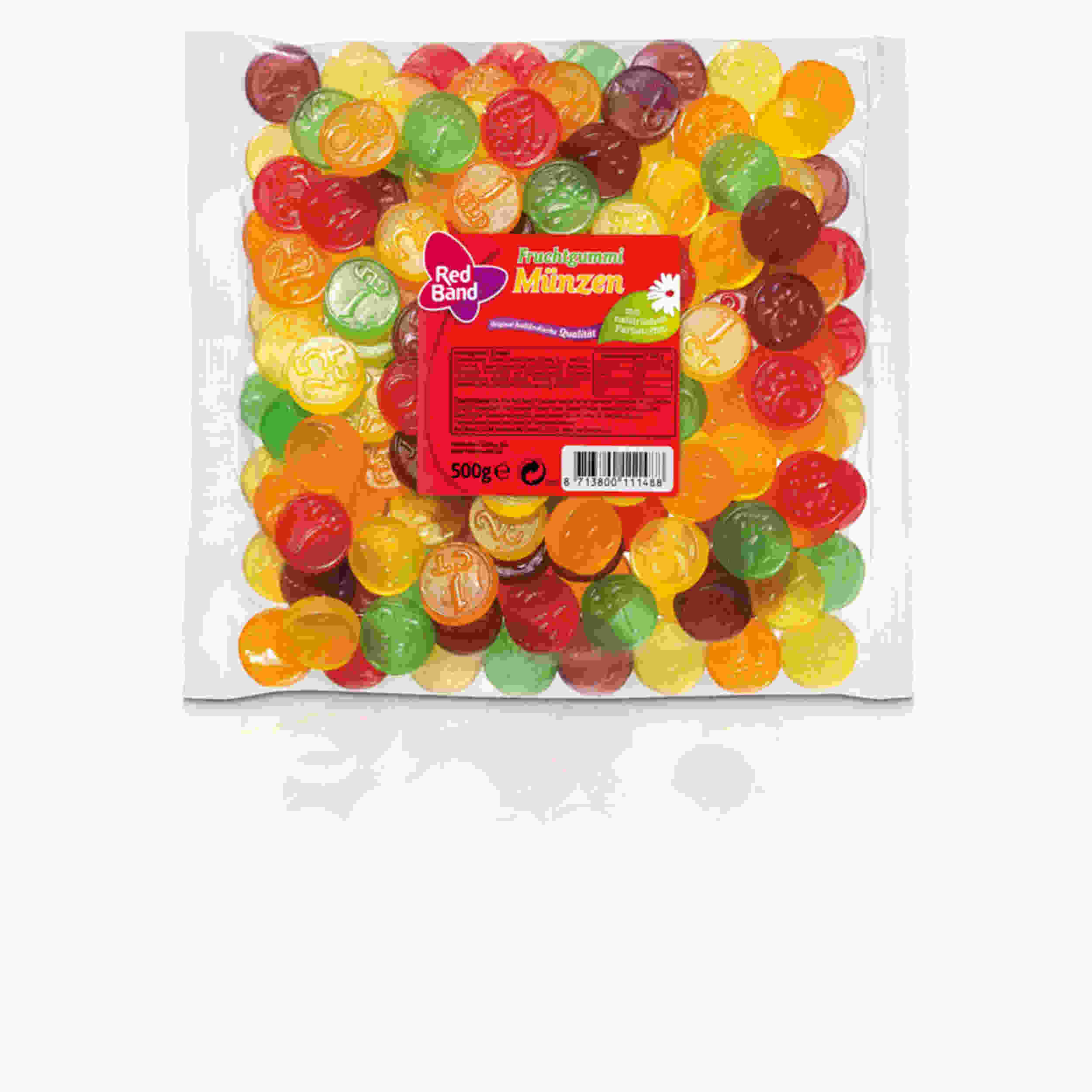 Red Band Fruchtgummi Münzen 500g