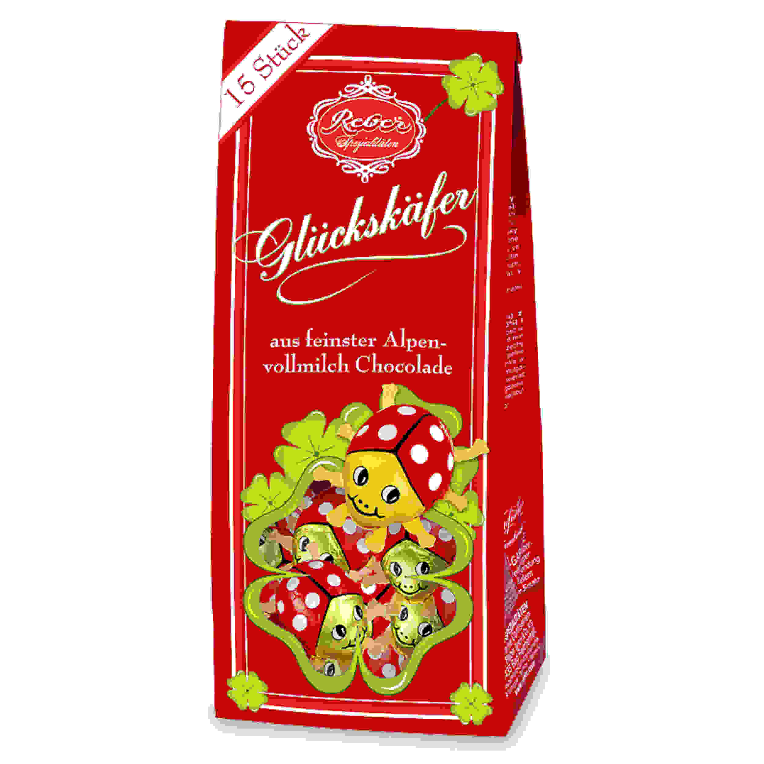 Reber Chocolade Glückskäfer - Beutel 105 g